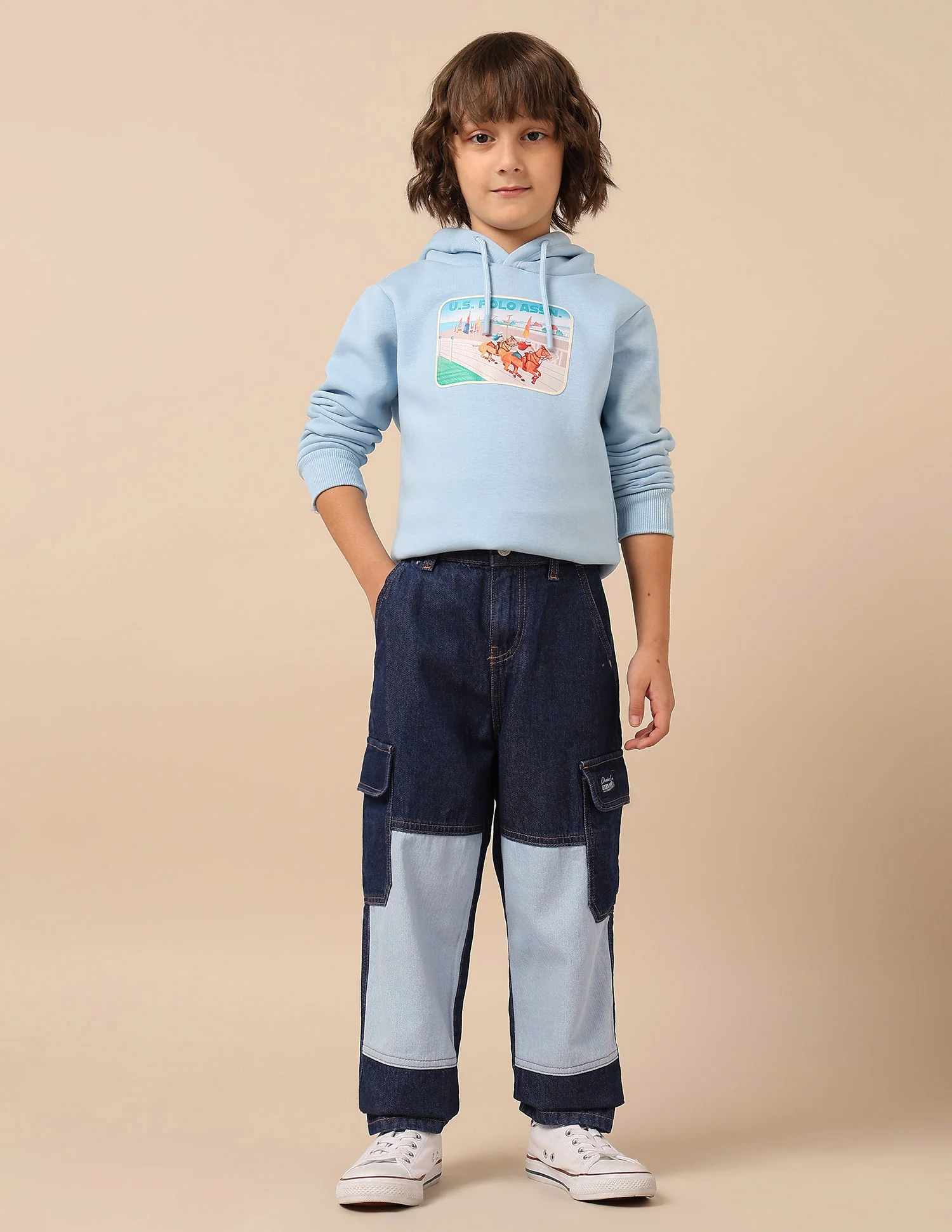 Boys Baggy Fit Mid Rise Jeans - Image 3