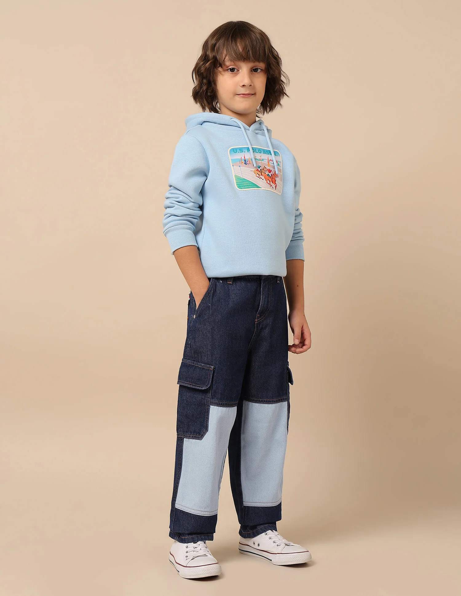 Boys Baggy Fit Mid Rise Jeans - Image 4
