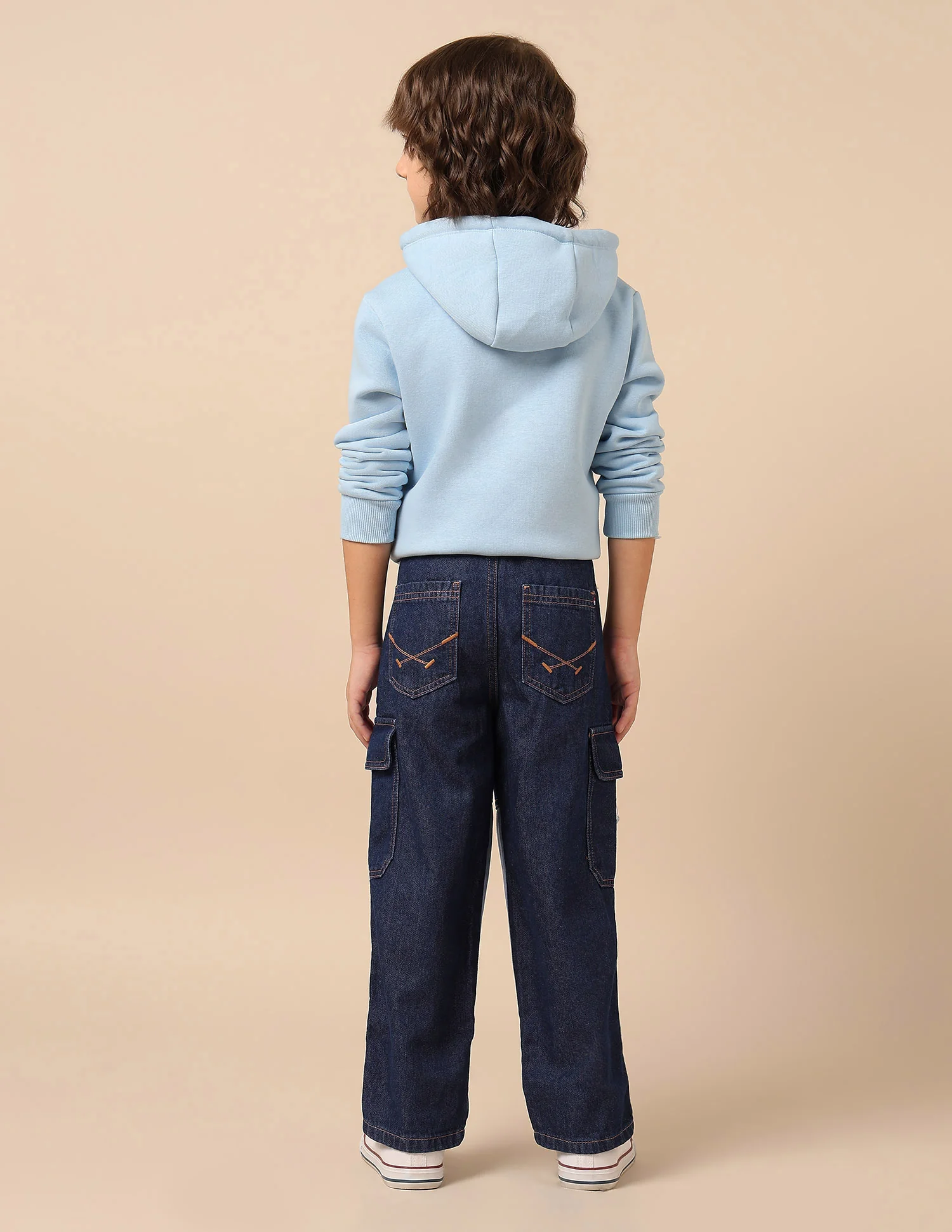 Boys Baggy Fit Mid Rise Jeans - Image 5
