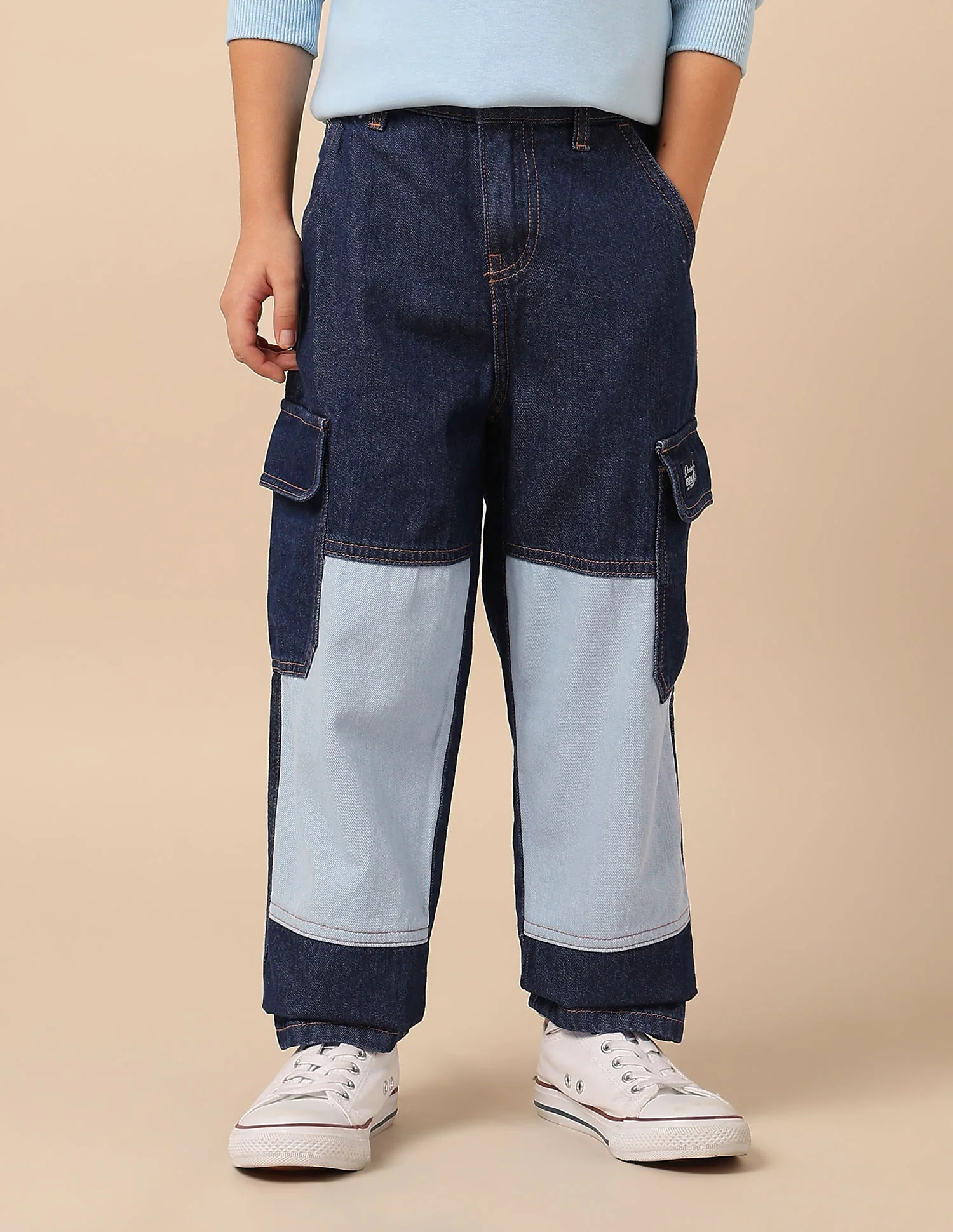 Boys Baggy Fit Mid Rise Jeans - Image 6