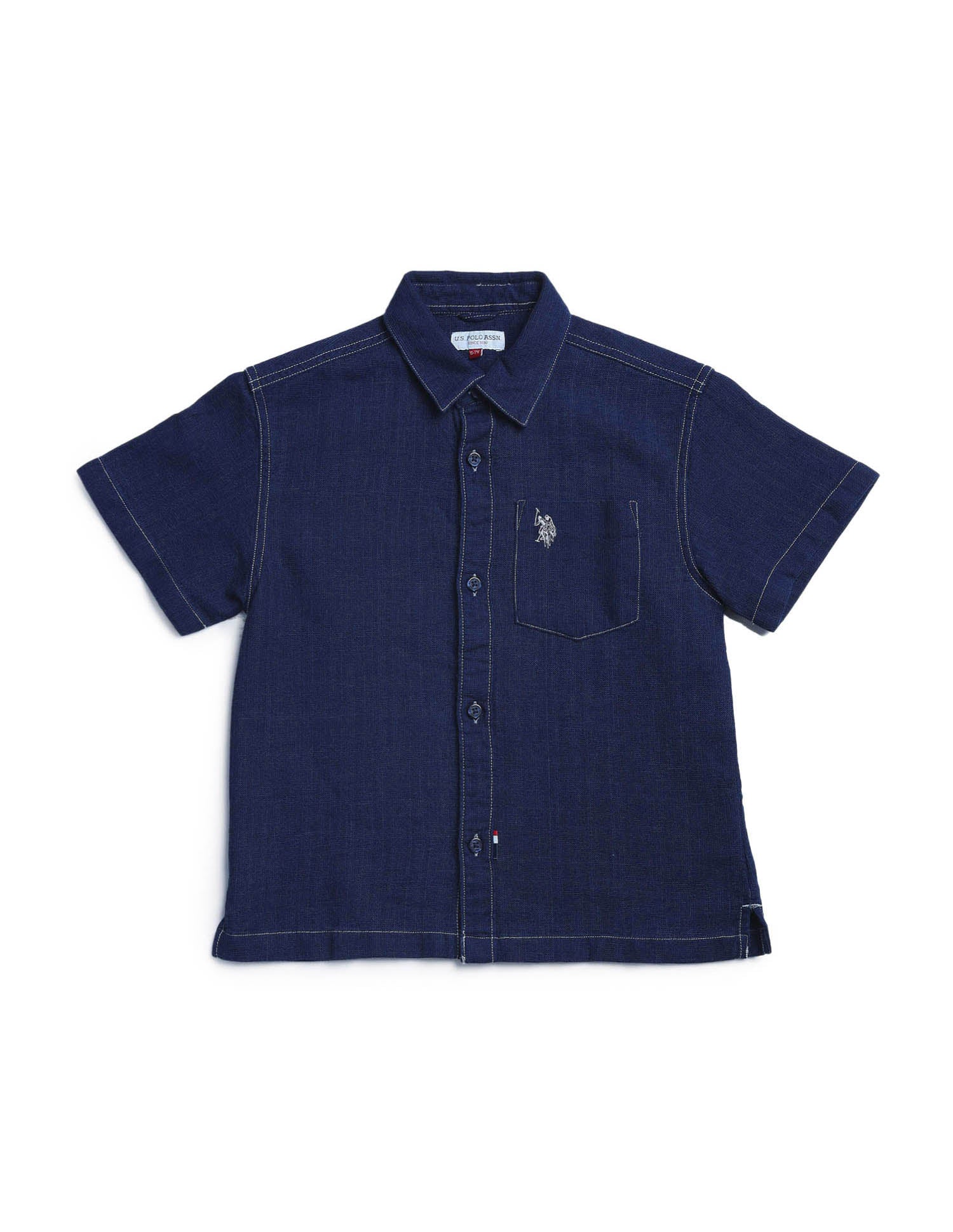 Boys Boxy Fit Solid Shirt - Image 5