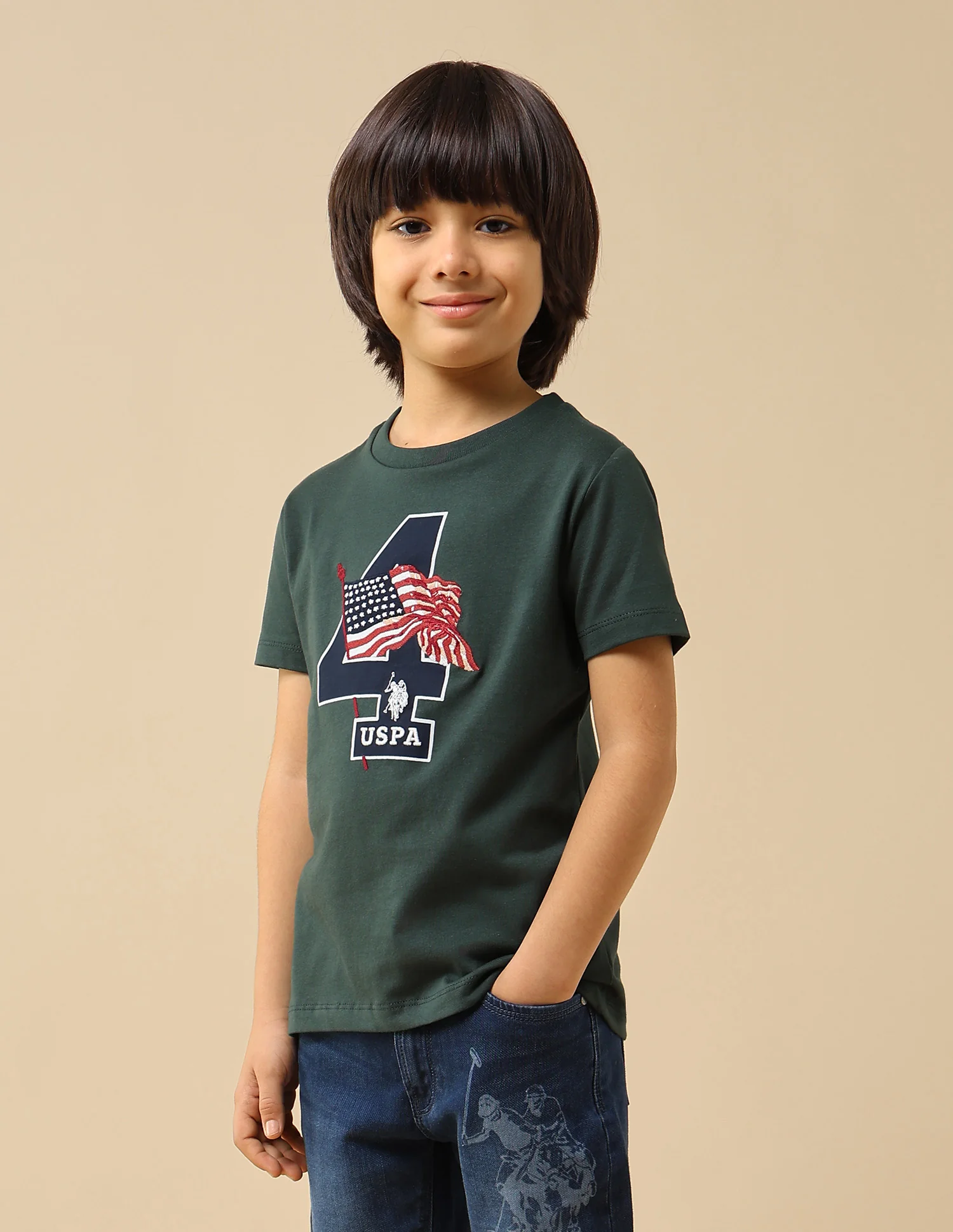 Boys Brand Appliqued Mini Me T-Shirt - Image 4
