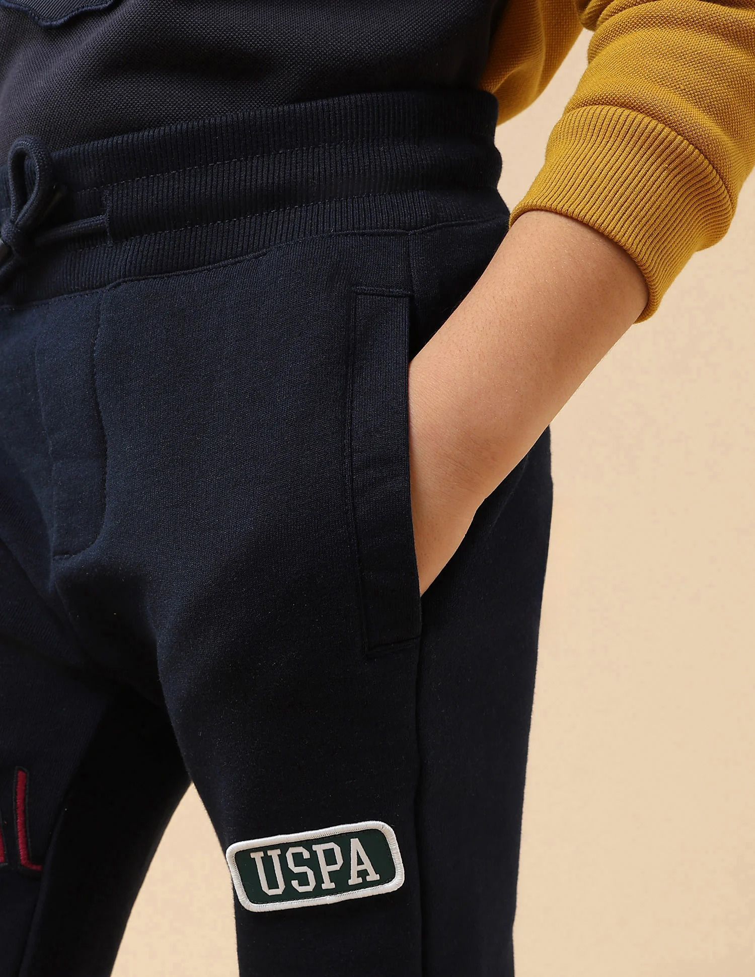 Boys Brand Appliqued Regular Fit Joggers - Image 7