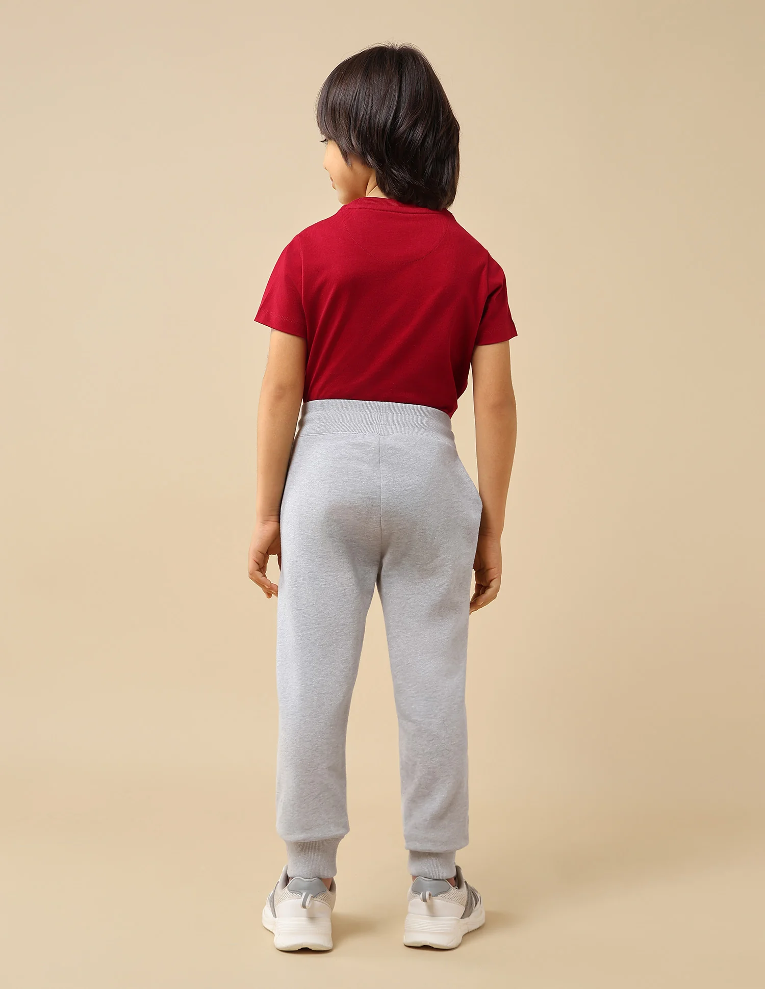 Boys Brand Appliqued Regular Fit Joggers - Image 5