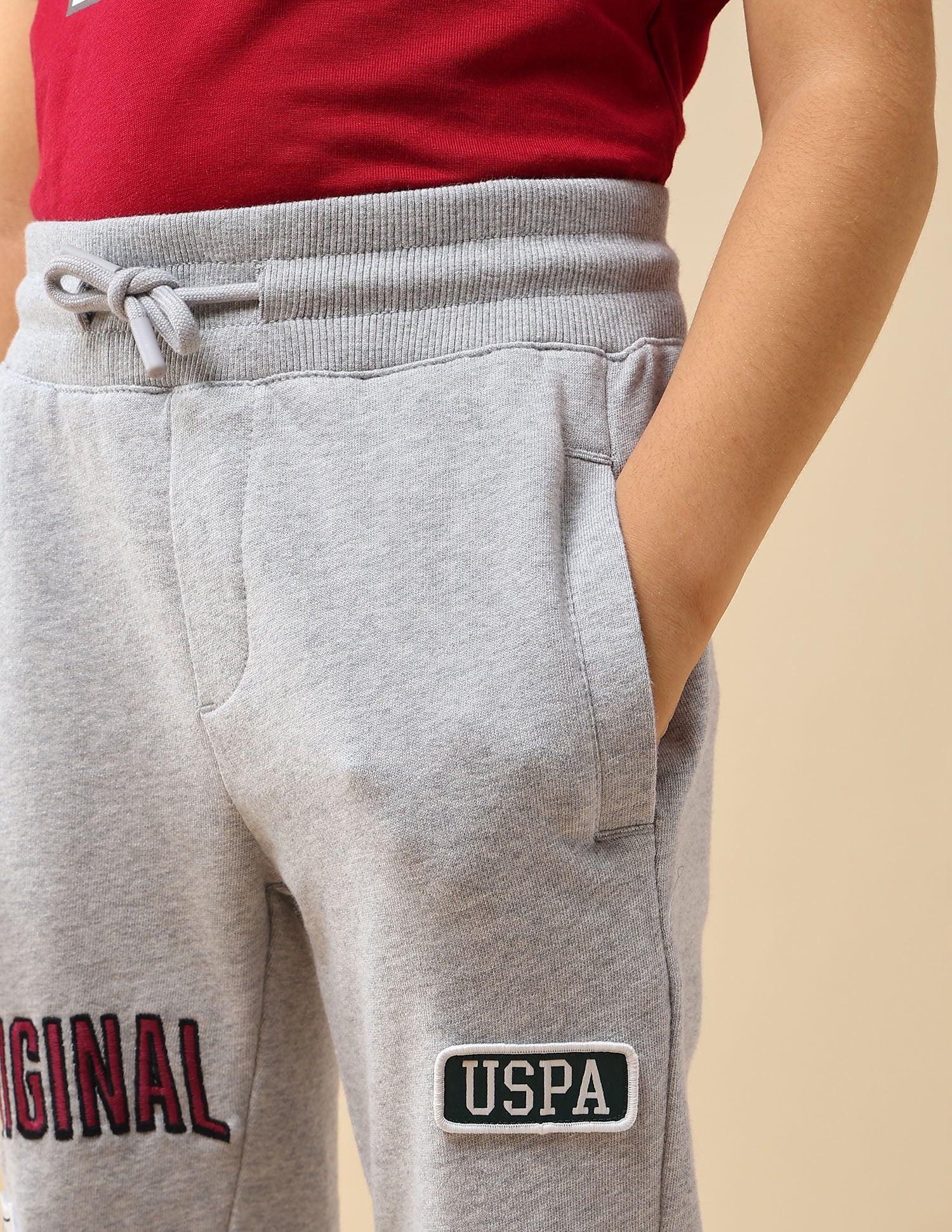 Boys Brand Appliqued Regular Fit Joggers - Image 7