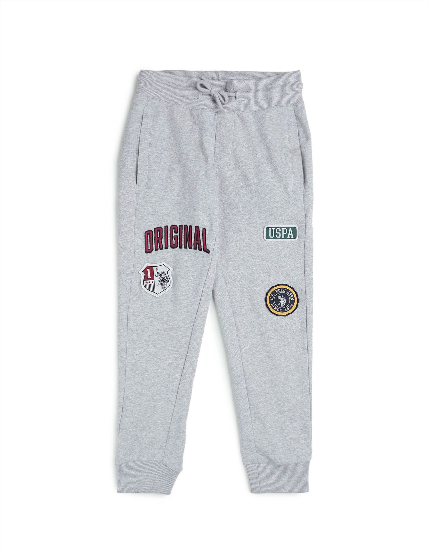 Boys Brand Appliqued Regular Fit Joggers - Image 9