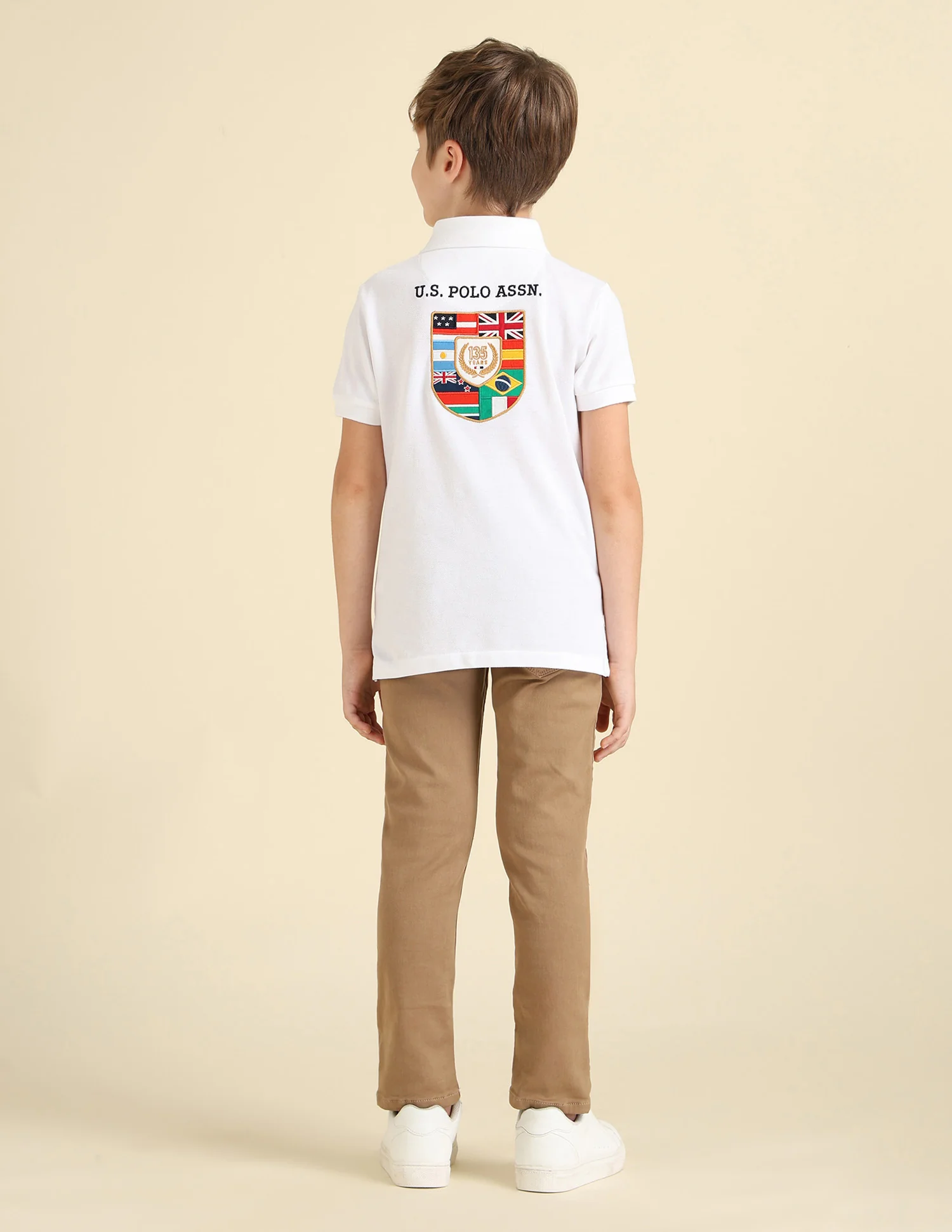 Boys Brand Appliqued Regular Fit Polo Shirt - Image 4