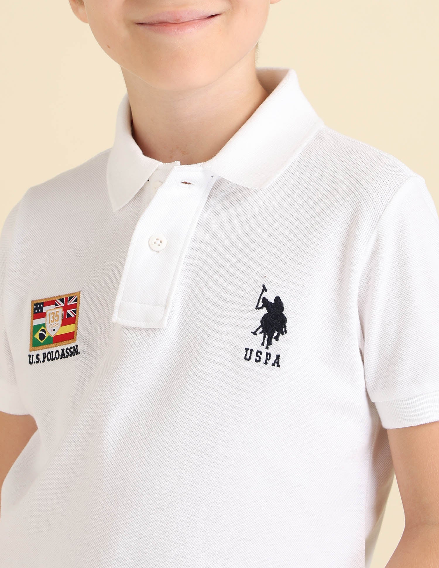 Boys Brand Appliqued Regular Fit Polo Shirt - Image 5
