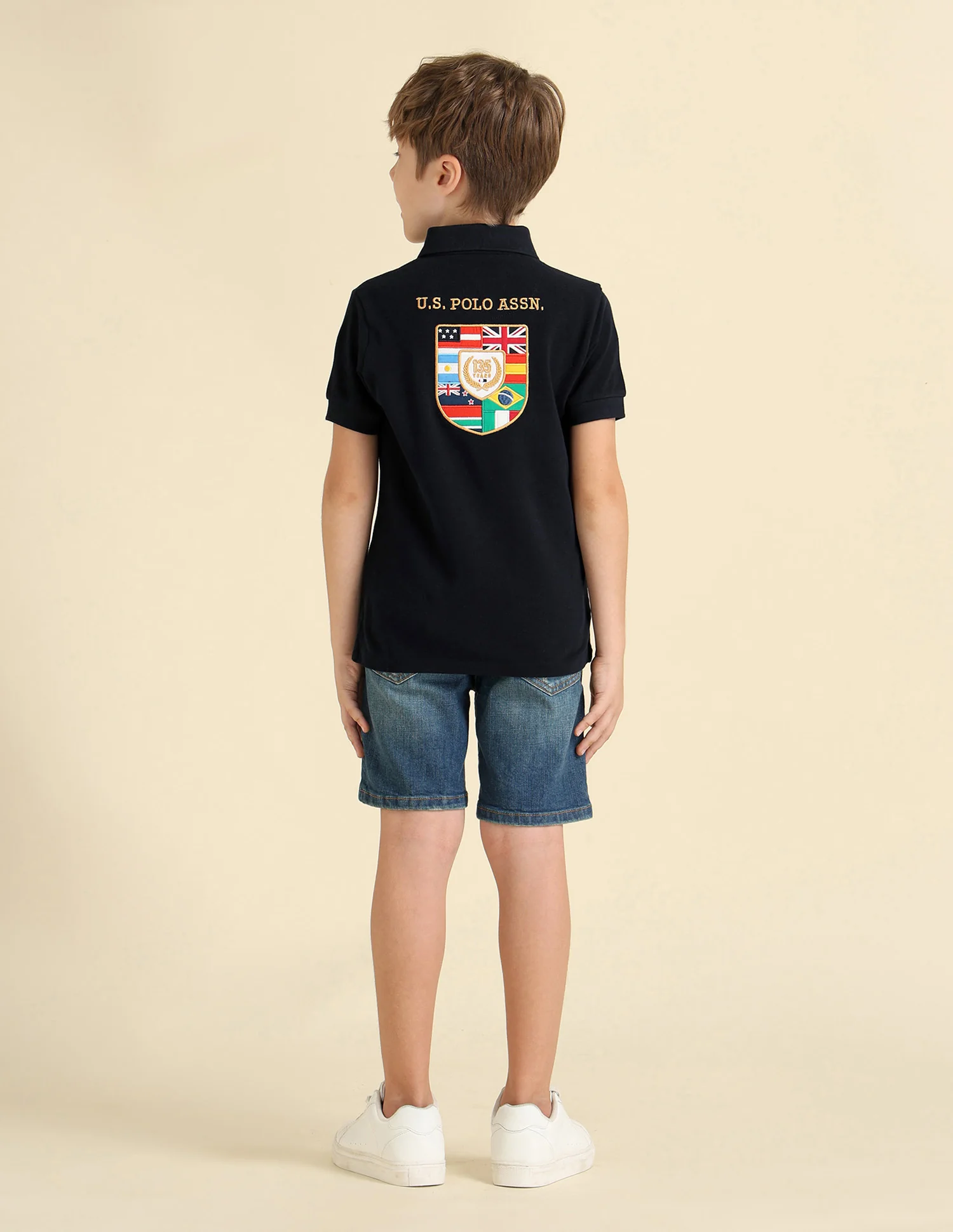 Boys Brand Appliqued Regular Fit Polo Shirt - Image 4