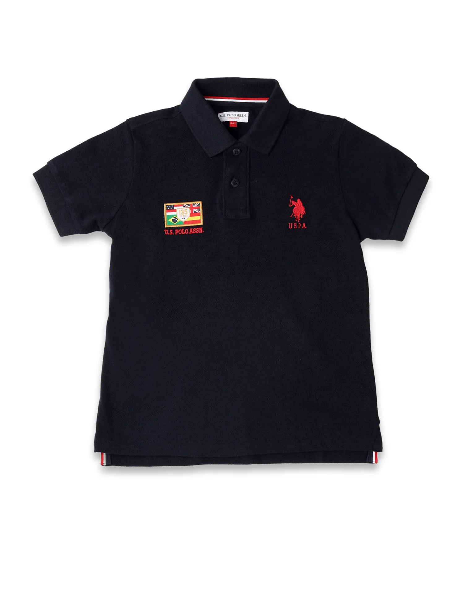 Boys Brand Appliqued Regular Fit Polo Shirt - Image 6