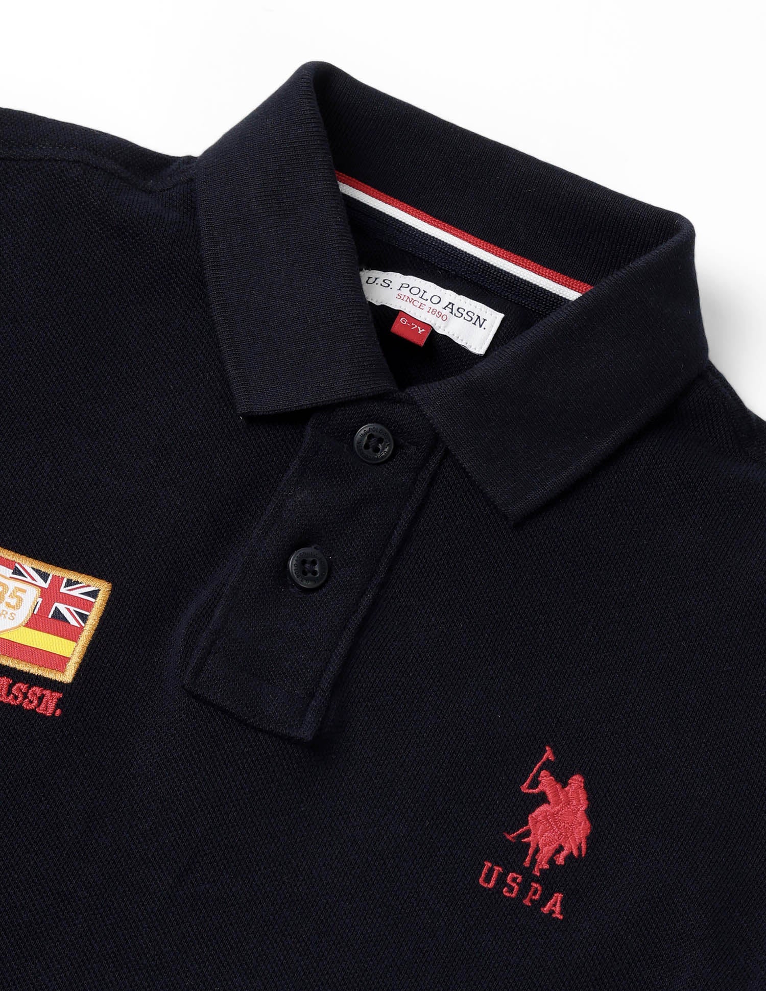 Boys Brand Appliqued Regular Fit Polo Shirt - Image 8