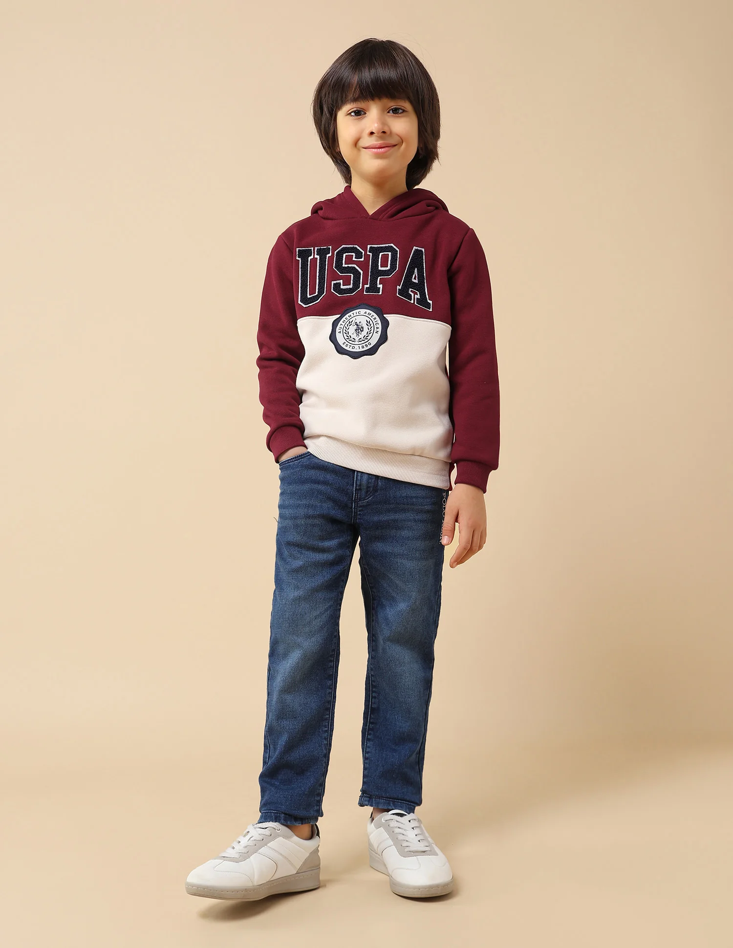 Boys Brand Appliqued Regular Fit Sweatshirt - Image 3