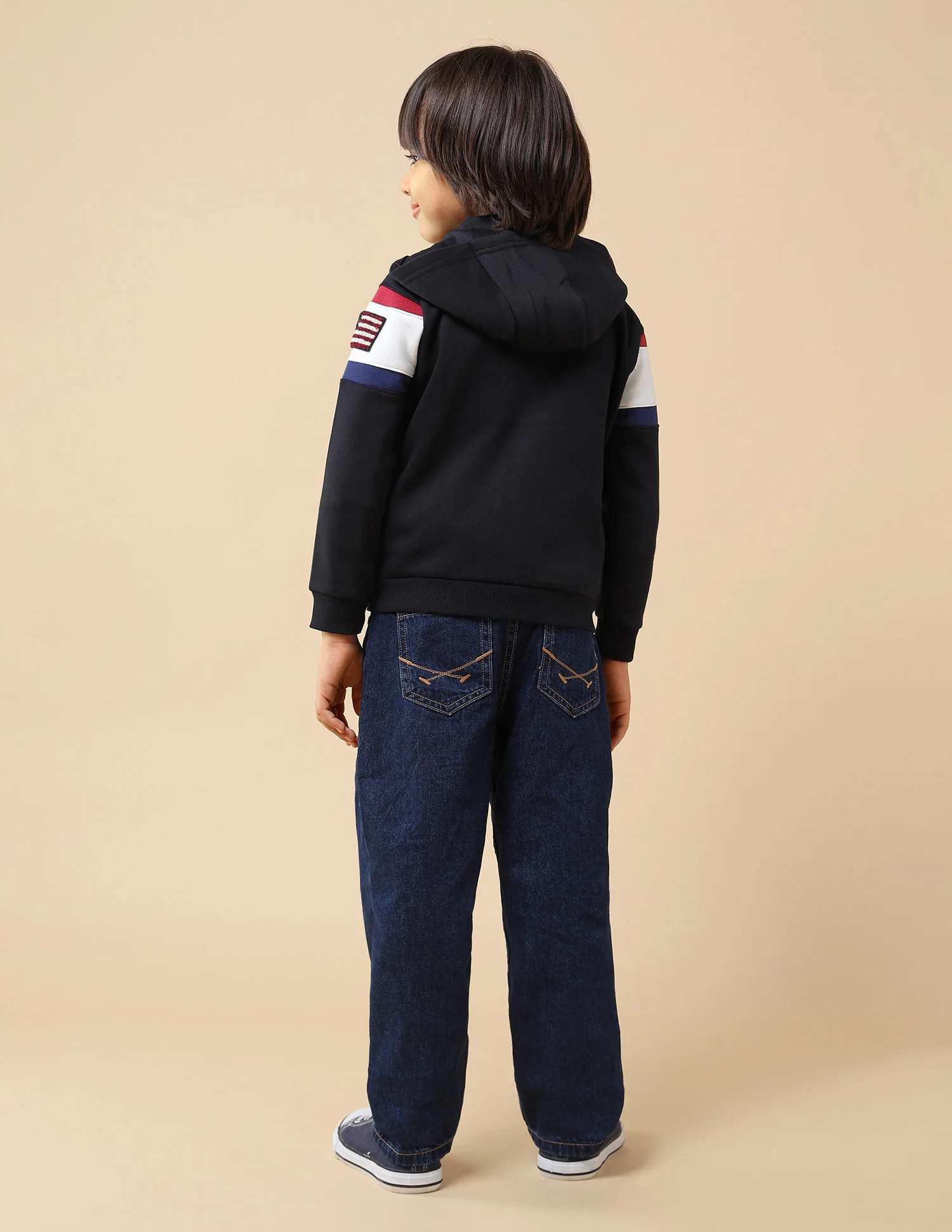 Boys Brand Appliqued Regular Fit Sweatshirt - Image 5