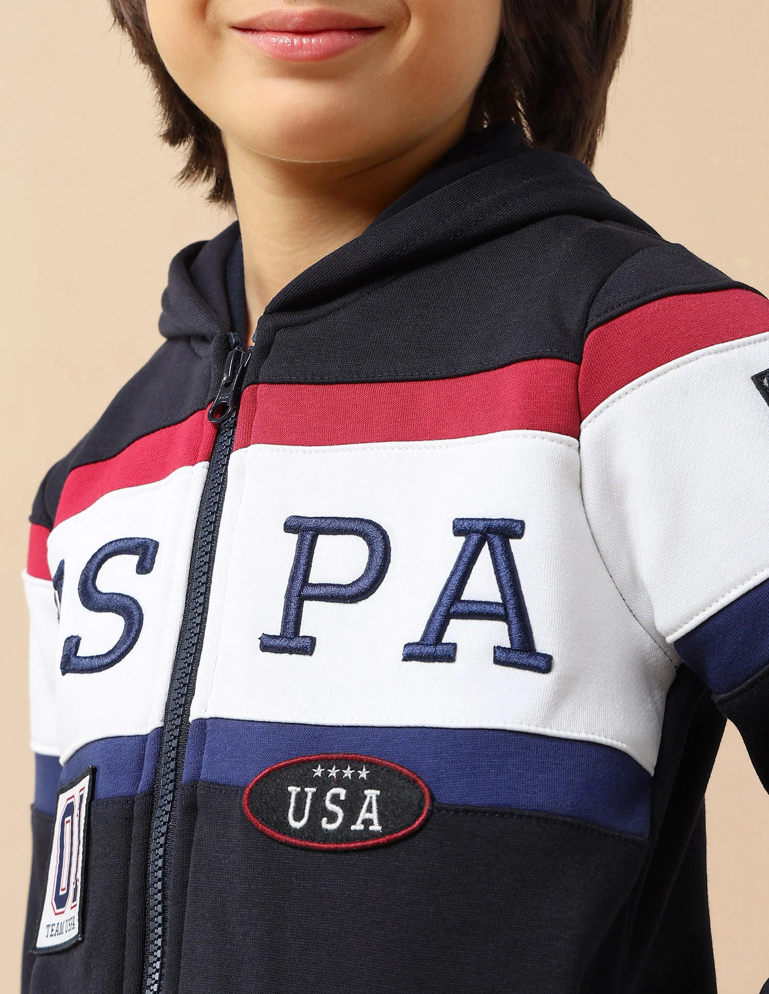 Boys Brand Appliqued Regular Fit Sweatshirt - Image 6