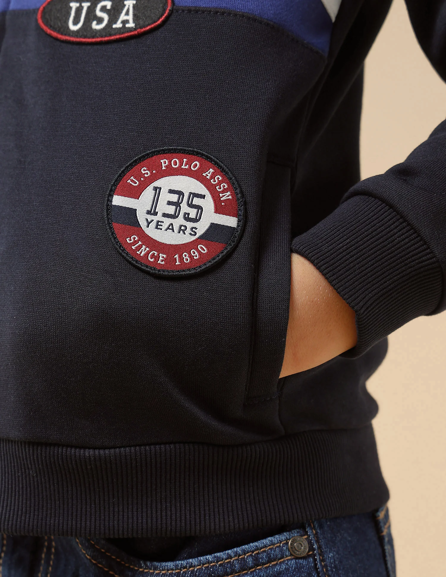 Boys Brand Appliqued Regular Fit Sweatshirt - Image 7