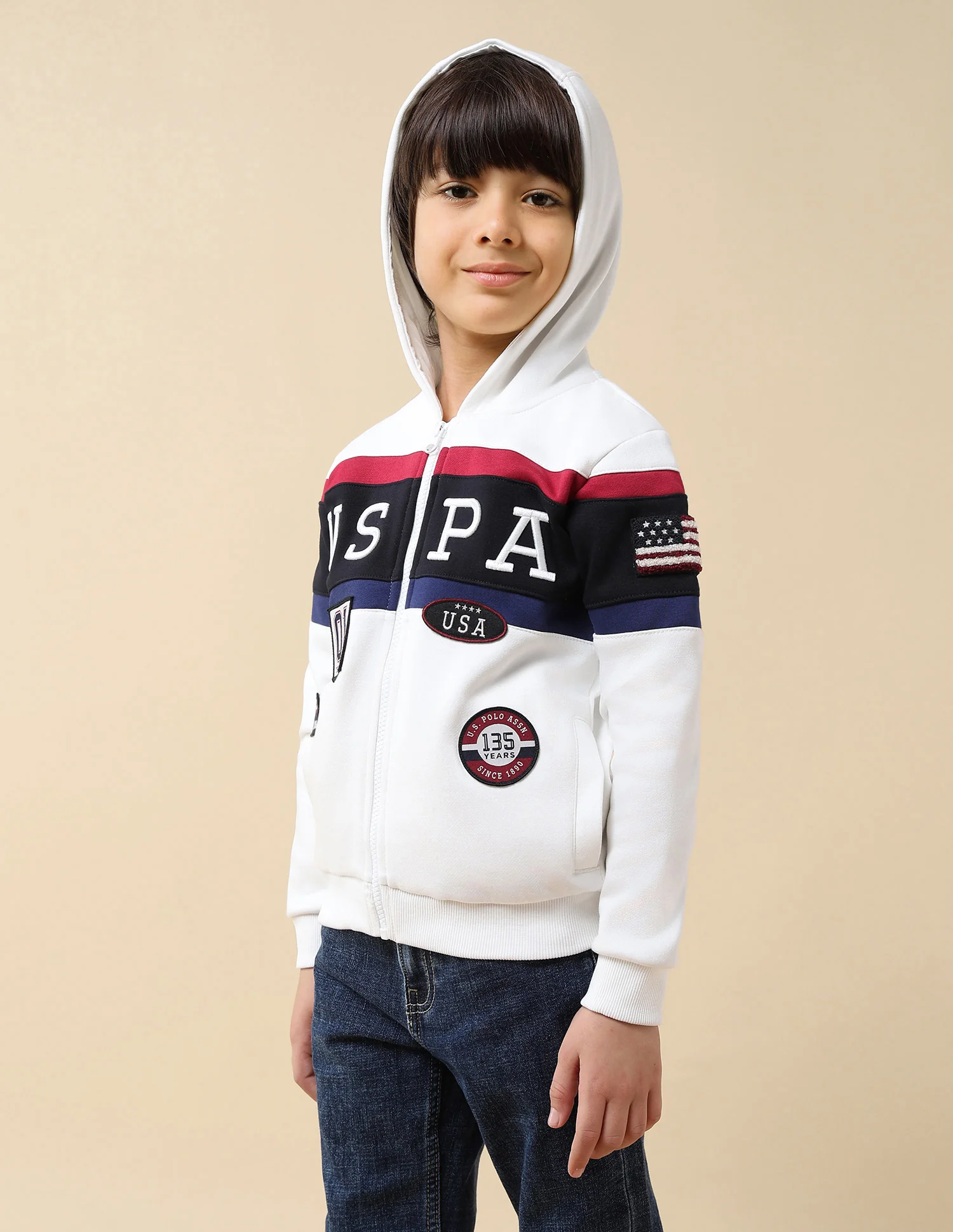 Boys Brand Appliqued Regular Fit Sweatshirt - Image 4