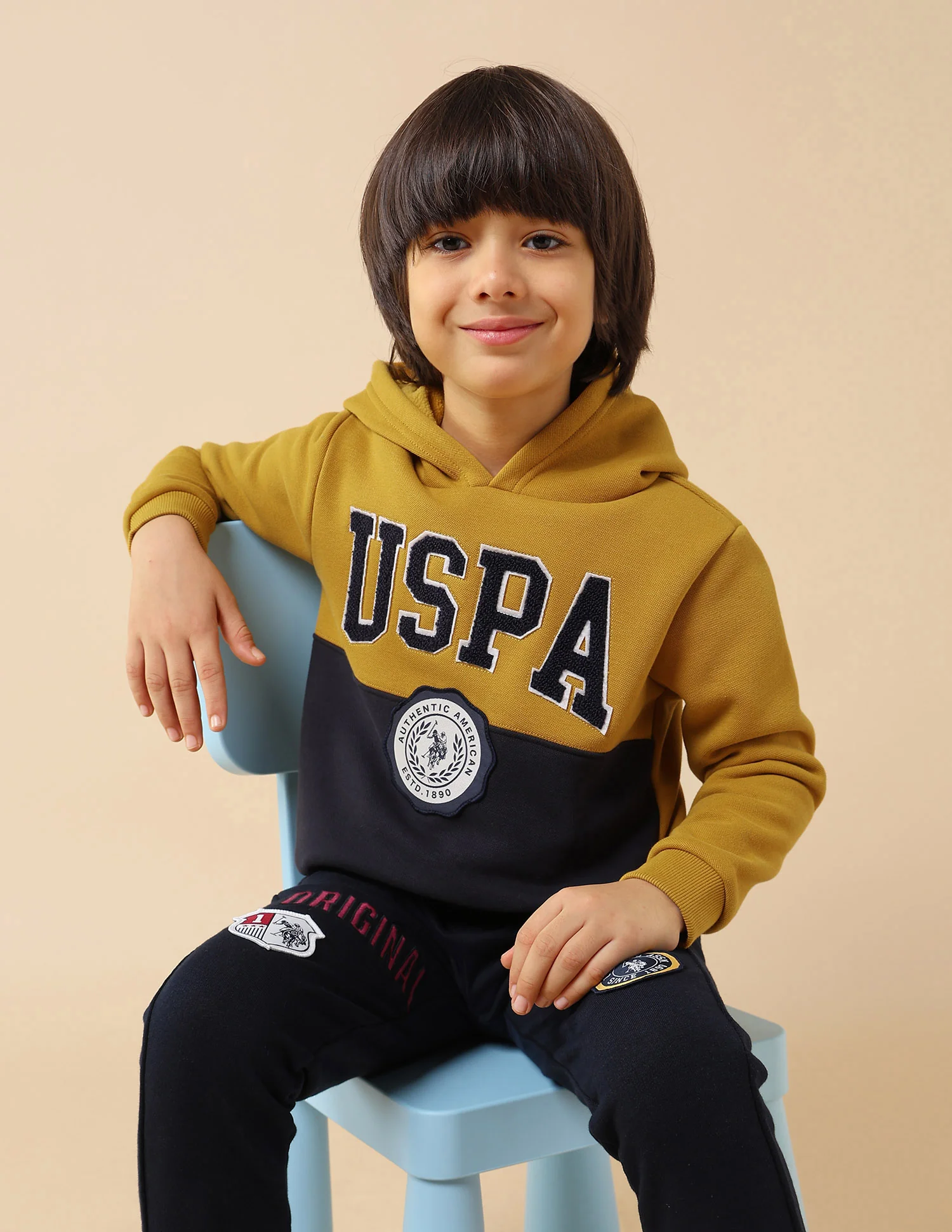 Boys Brand Appliqued Regular Fit Sweatshirt