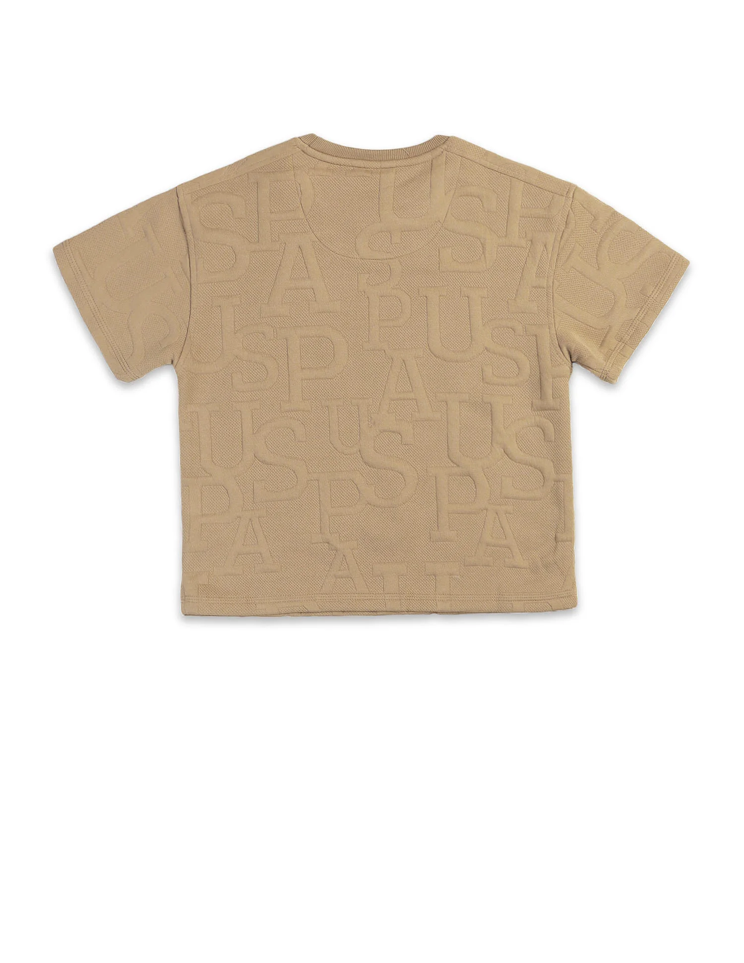 Boys Brand Embossed Boxy Fit T-Shirt - Image 8