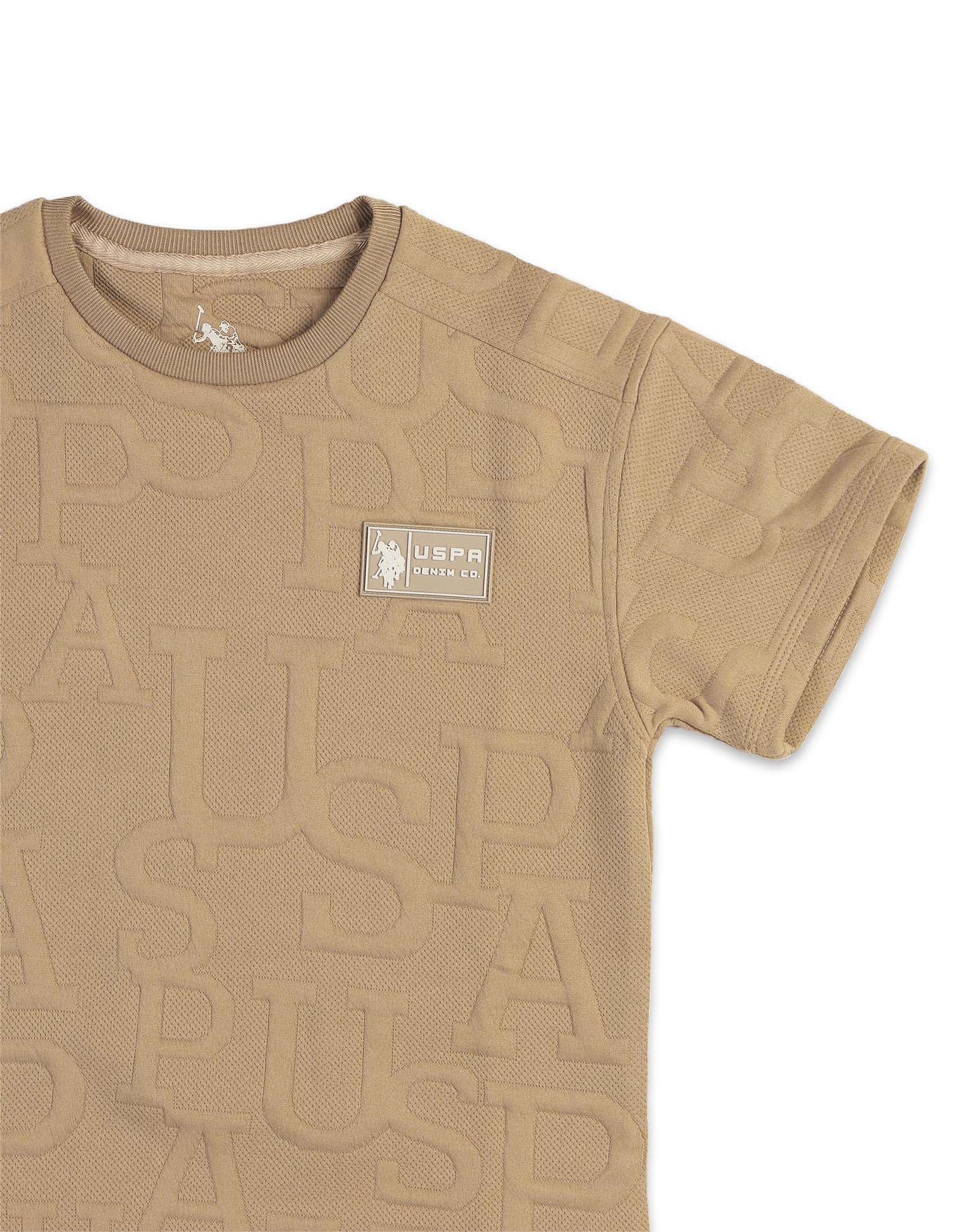 Boys Brand Embossed Boxy Fit T-Shirt - Image 9