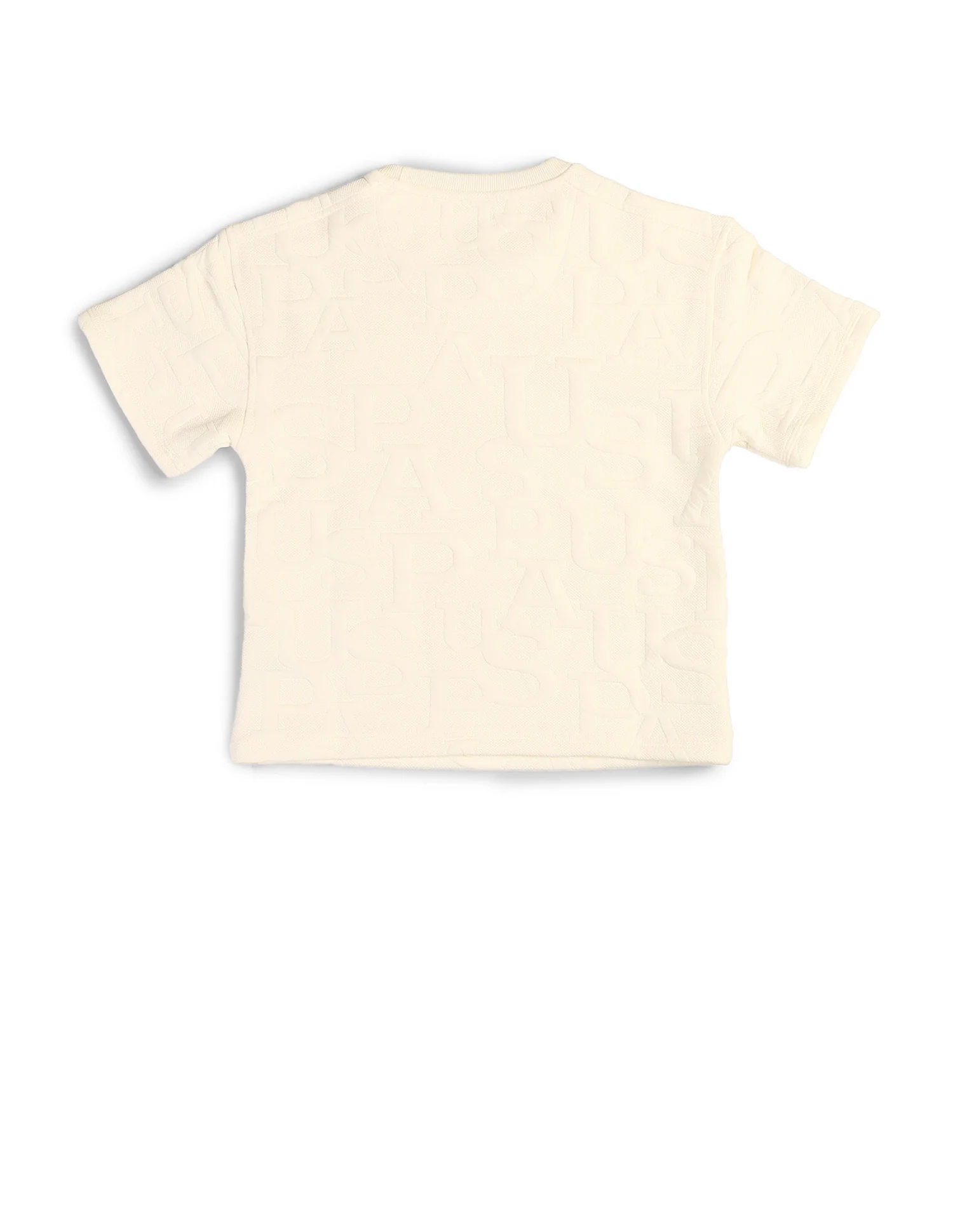 Boys Brand Embossed Boxy Fit T-Shirt - Image 8