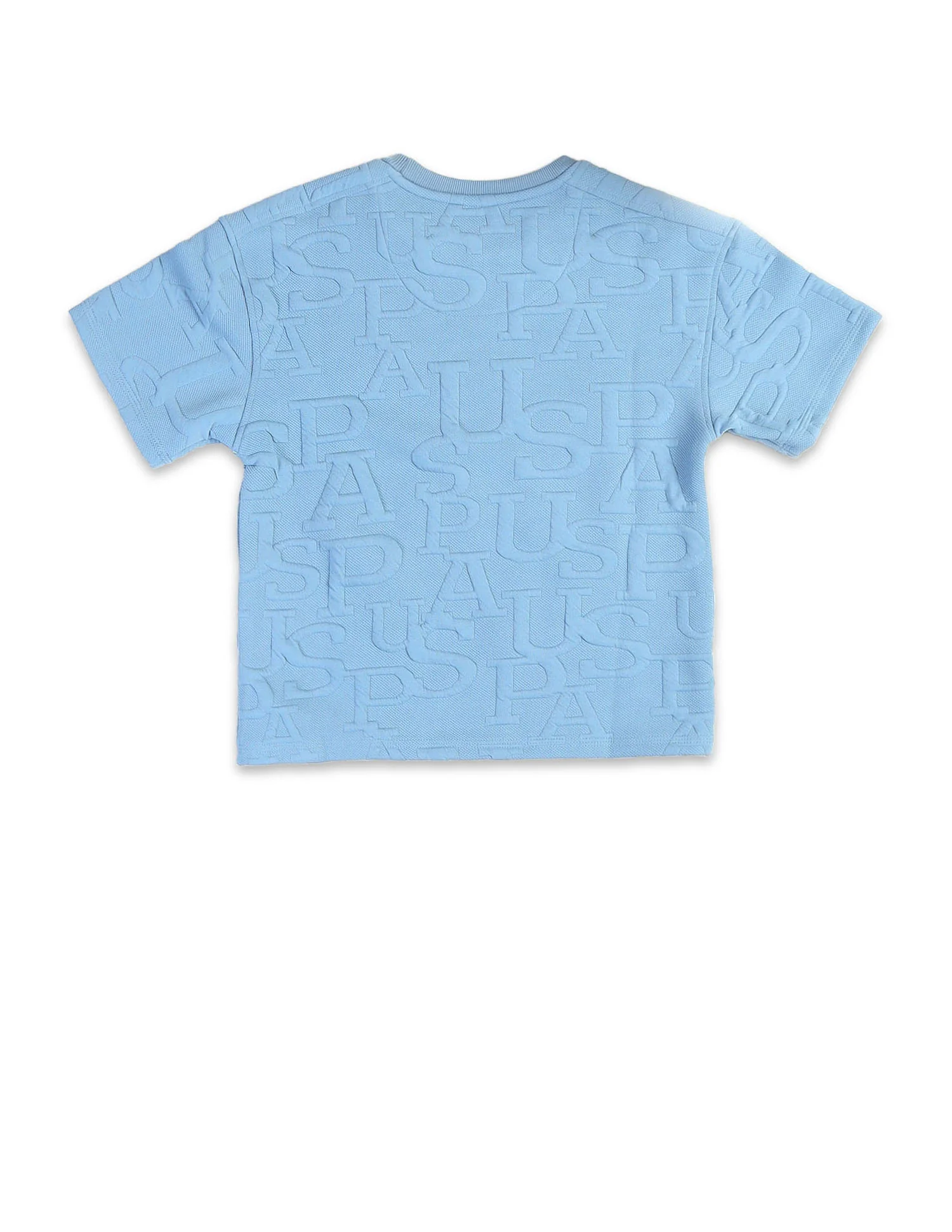 Boys Brand Embossed Boxy Fit T-Shirt - Image 8