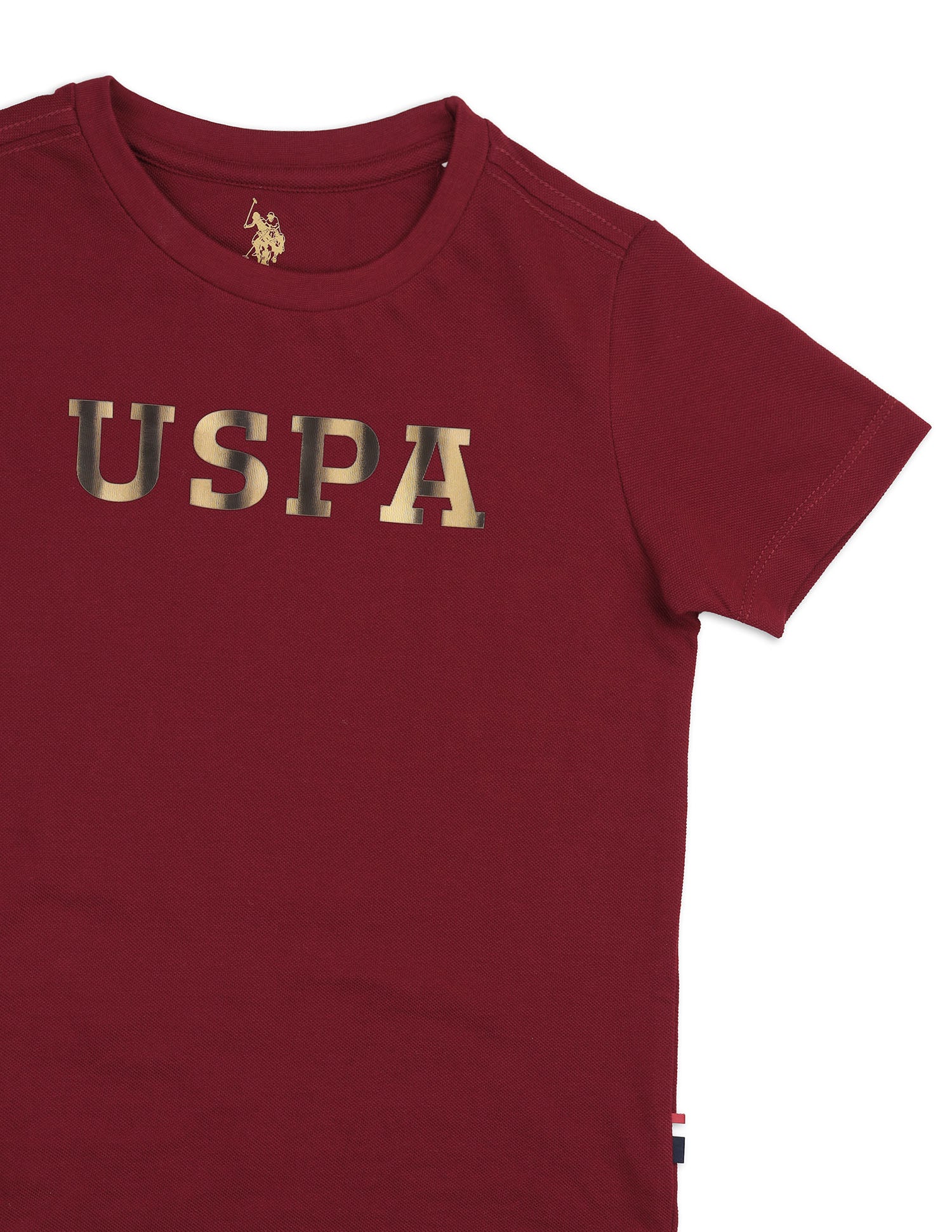 Boys Brand Embossed Pure Cotton T Shirt - Image 9