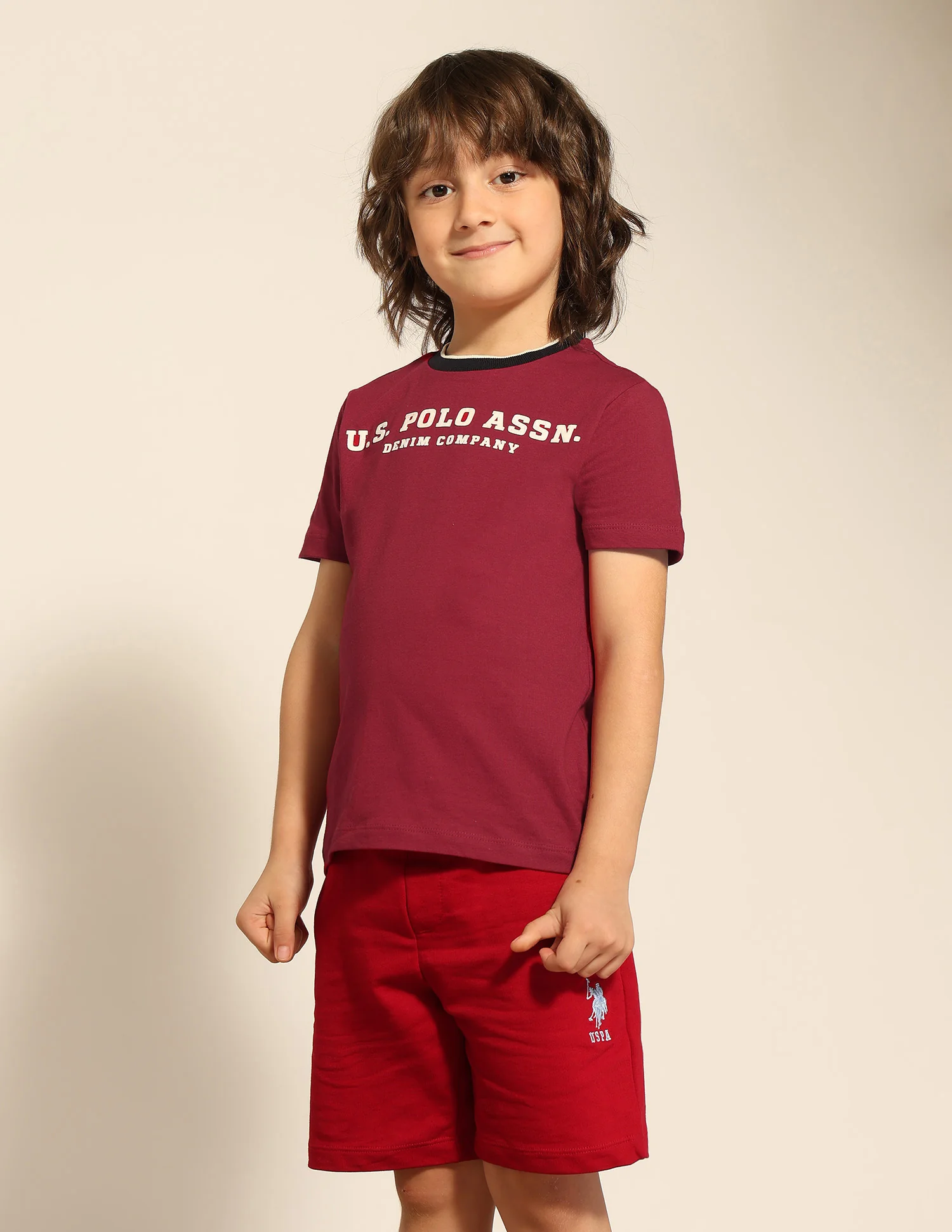 Boys Brand Embossed Pure Cotton T-Shirt - Image 4