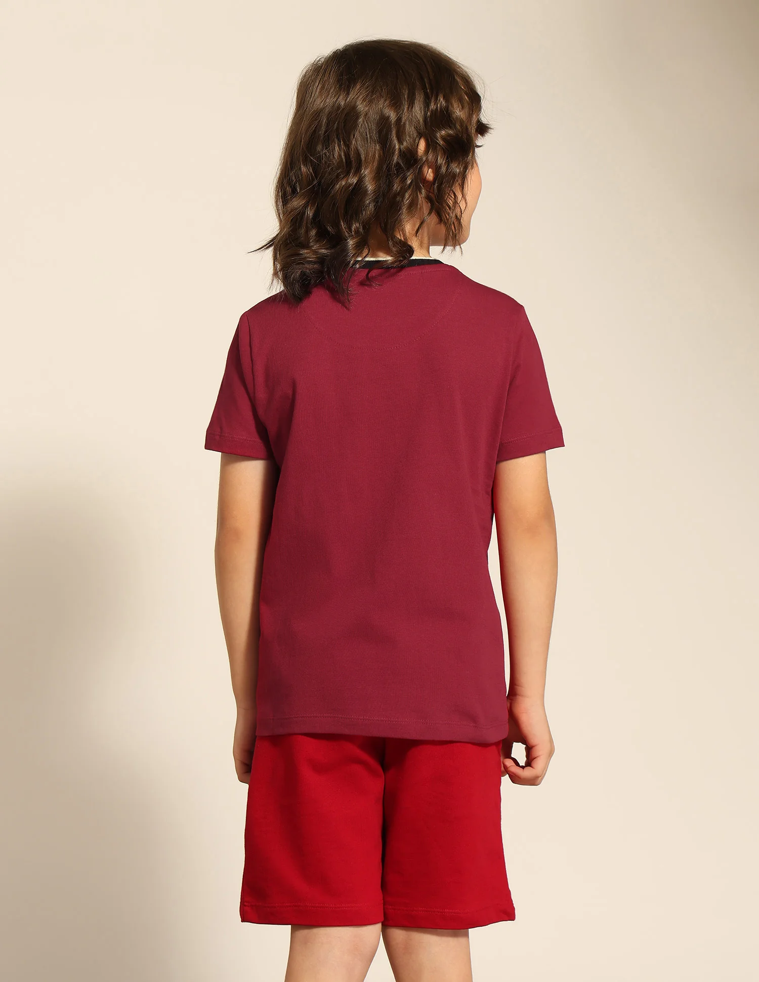 Boys Brand Embossed Pure Cotton T-Shirt - Image 5