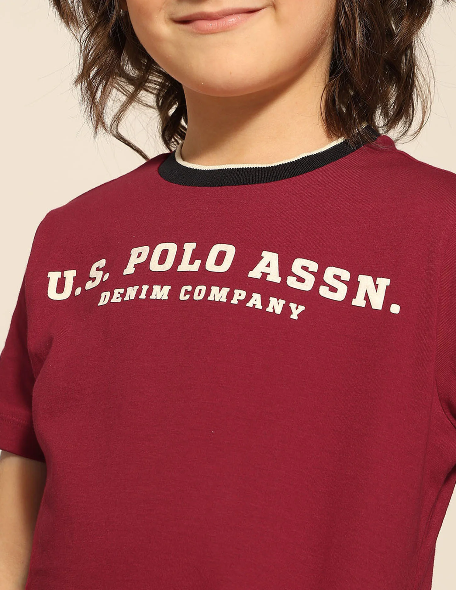 Boys Brand Embossed Pure Cotton T-Shirt - Image 6