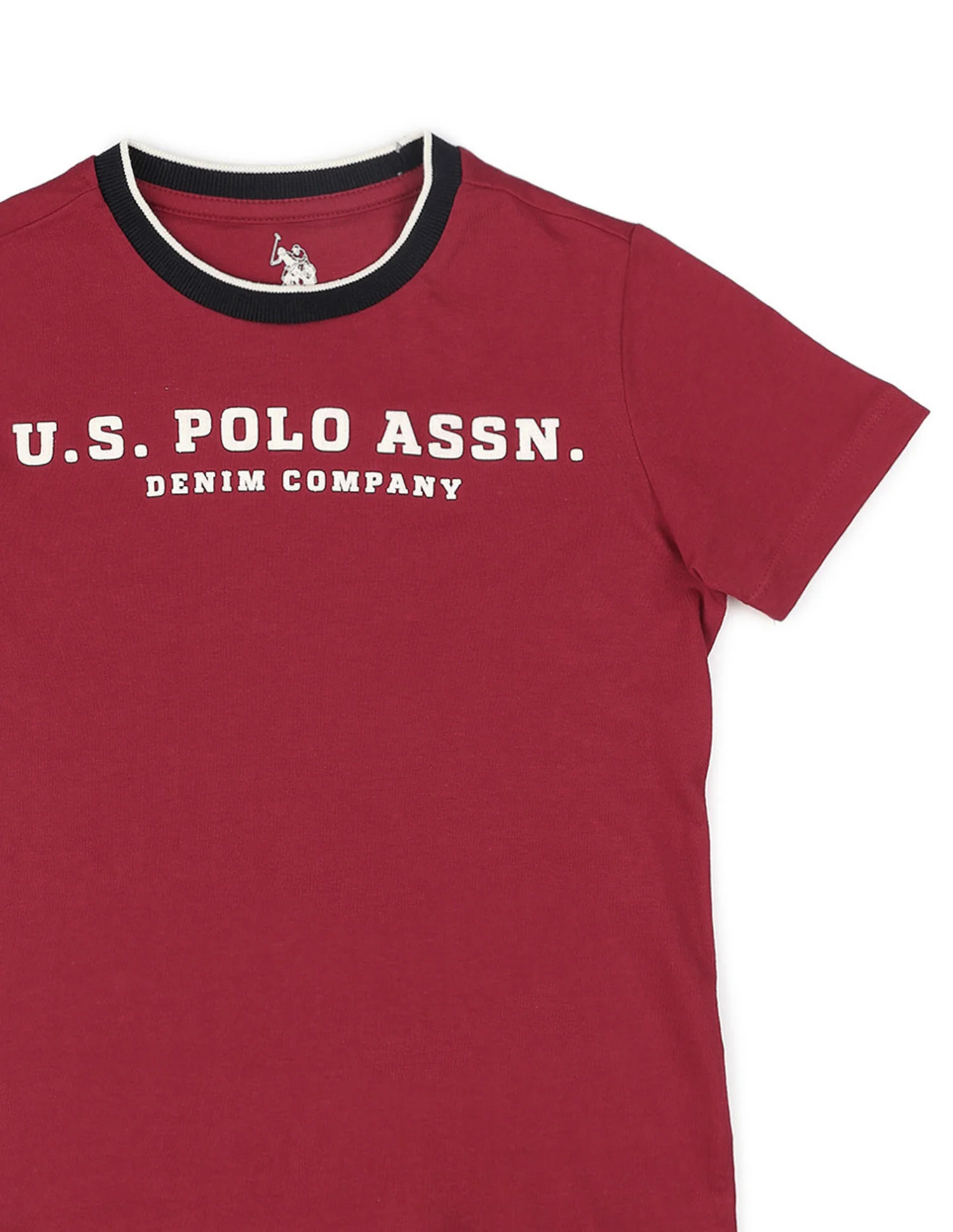 Boys Brand Embossed Pure Cotton T-Shirt - Image 9