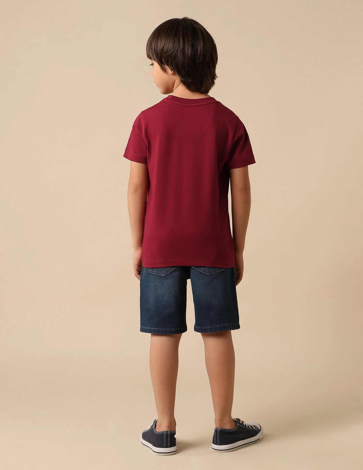 Boys Brand Embossed Pure Cotton T Shirt - Image 5