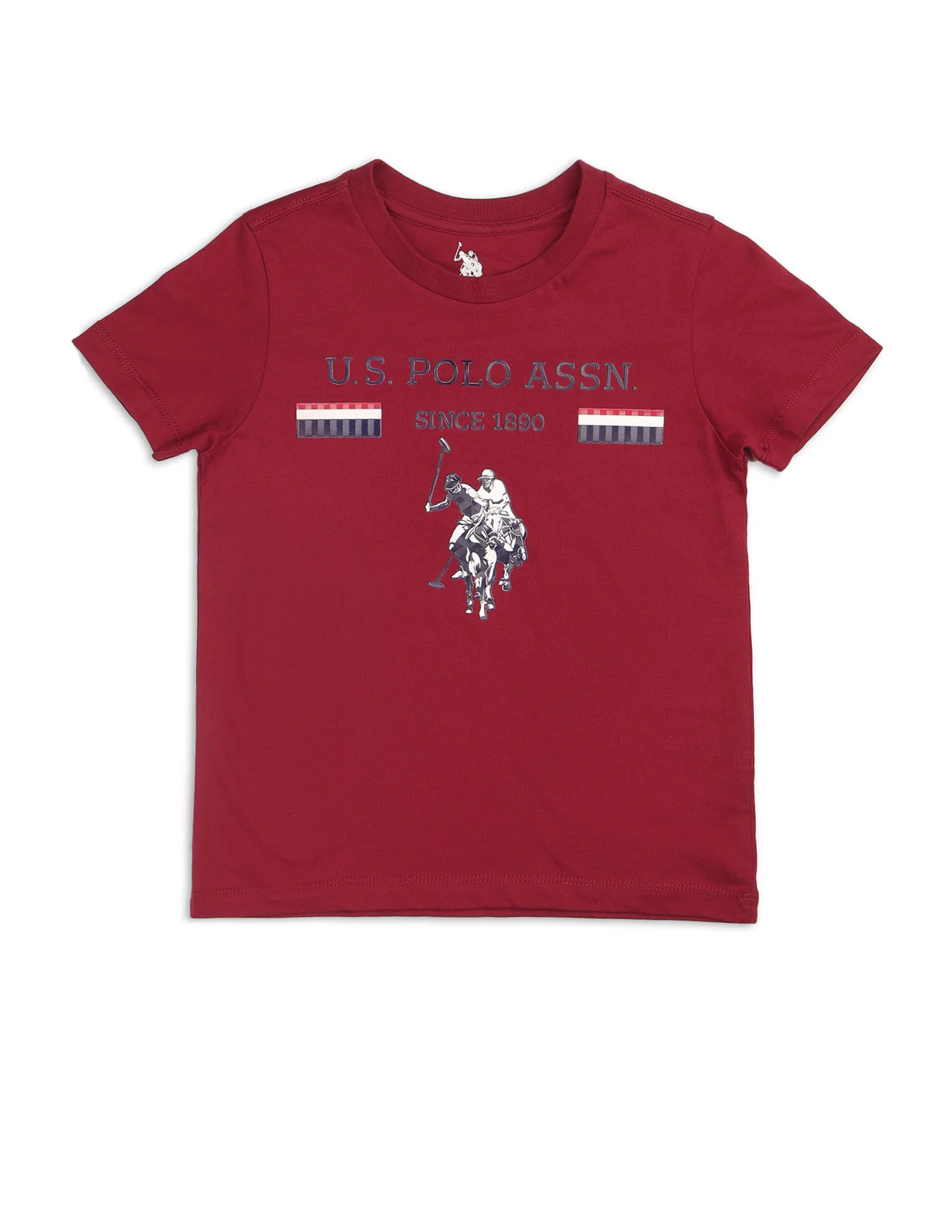 Boys Brand Embossed Pure Cotton T Shirt - Image 7