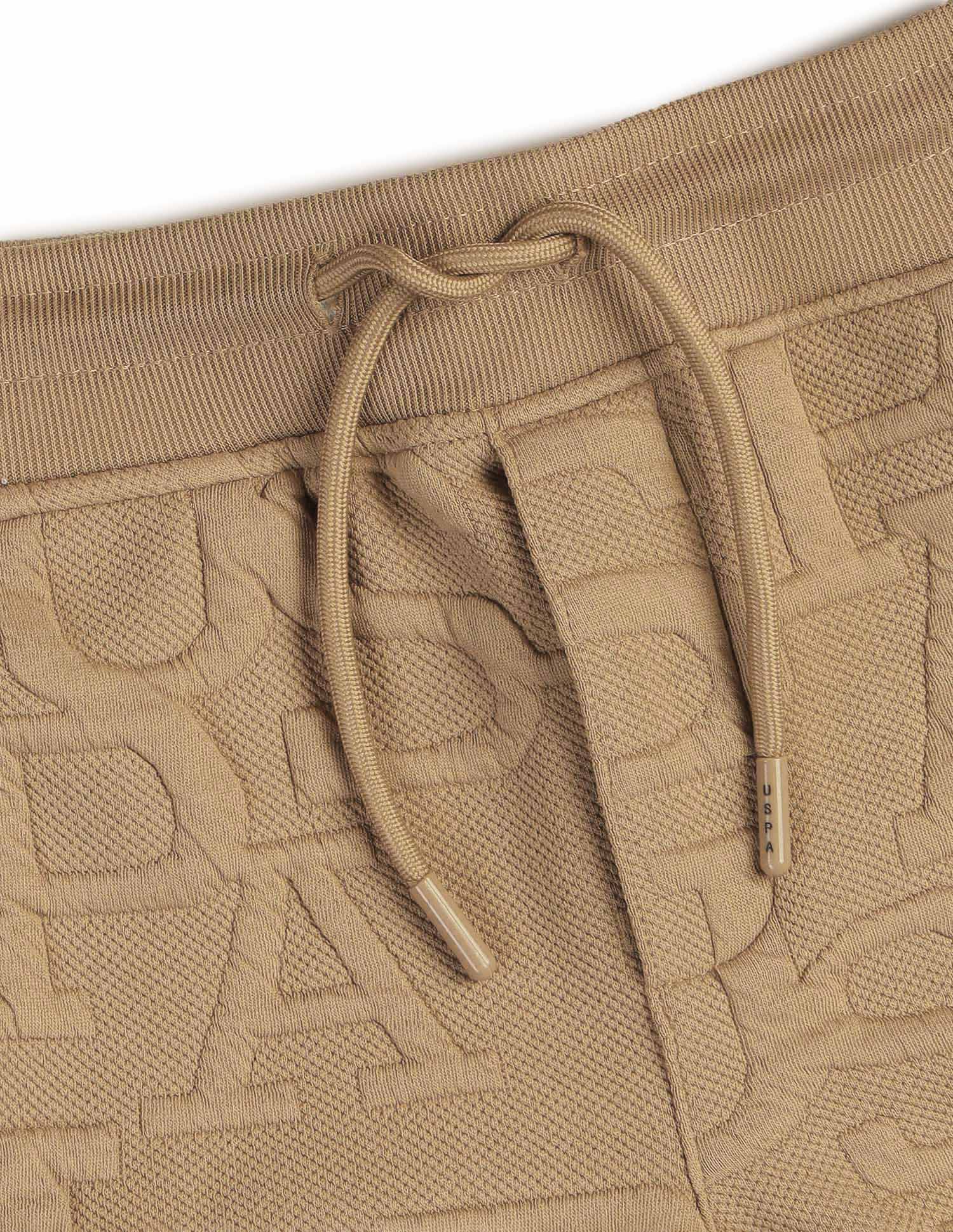 Boys Brand Embossed Regular Fit Shorts - Image 10