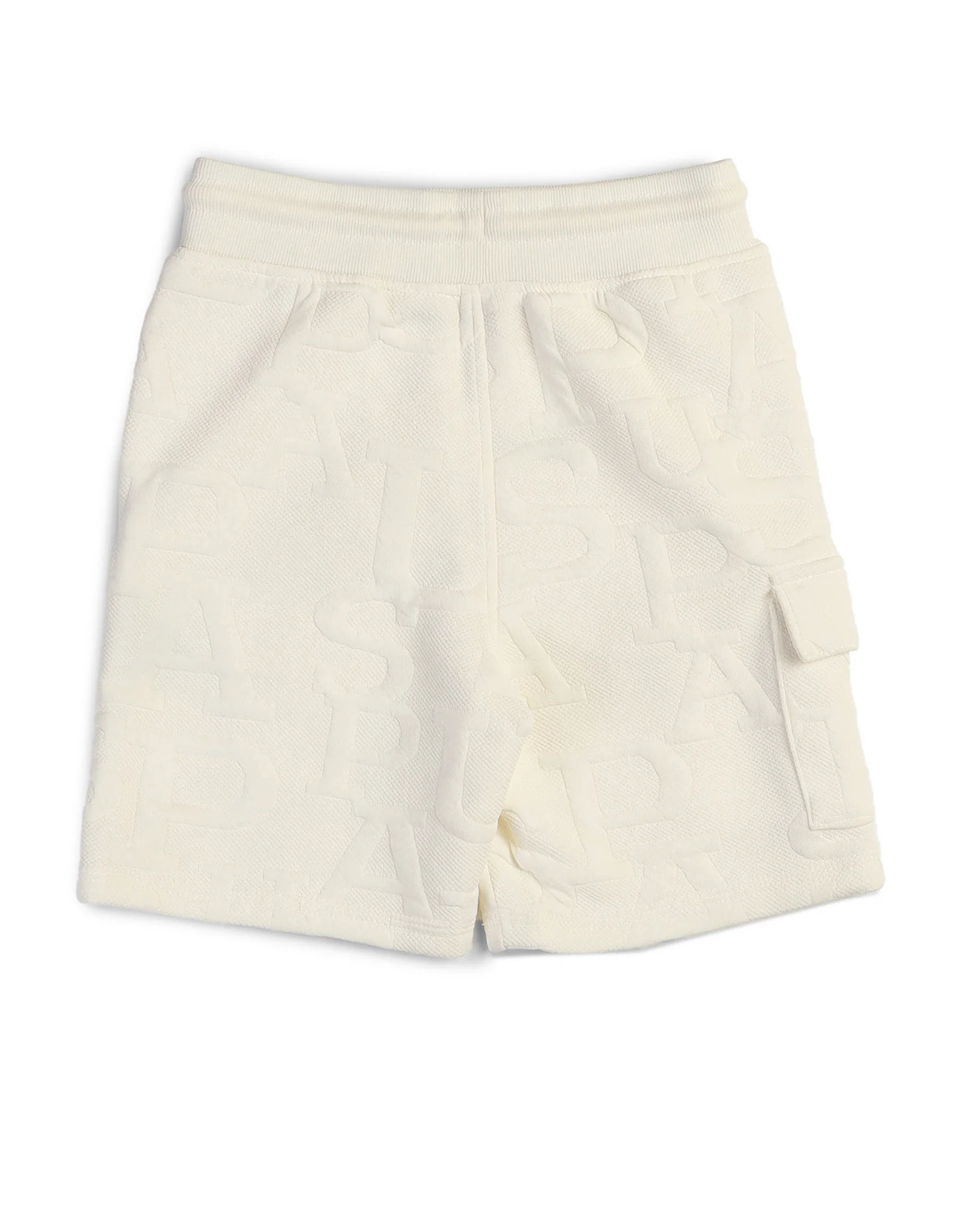 Boys Brand Embossed Regular Fit Shorts - Image 9