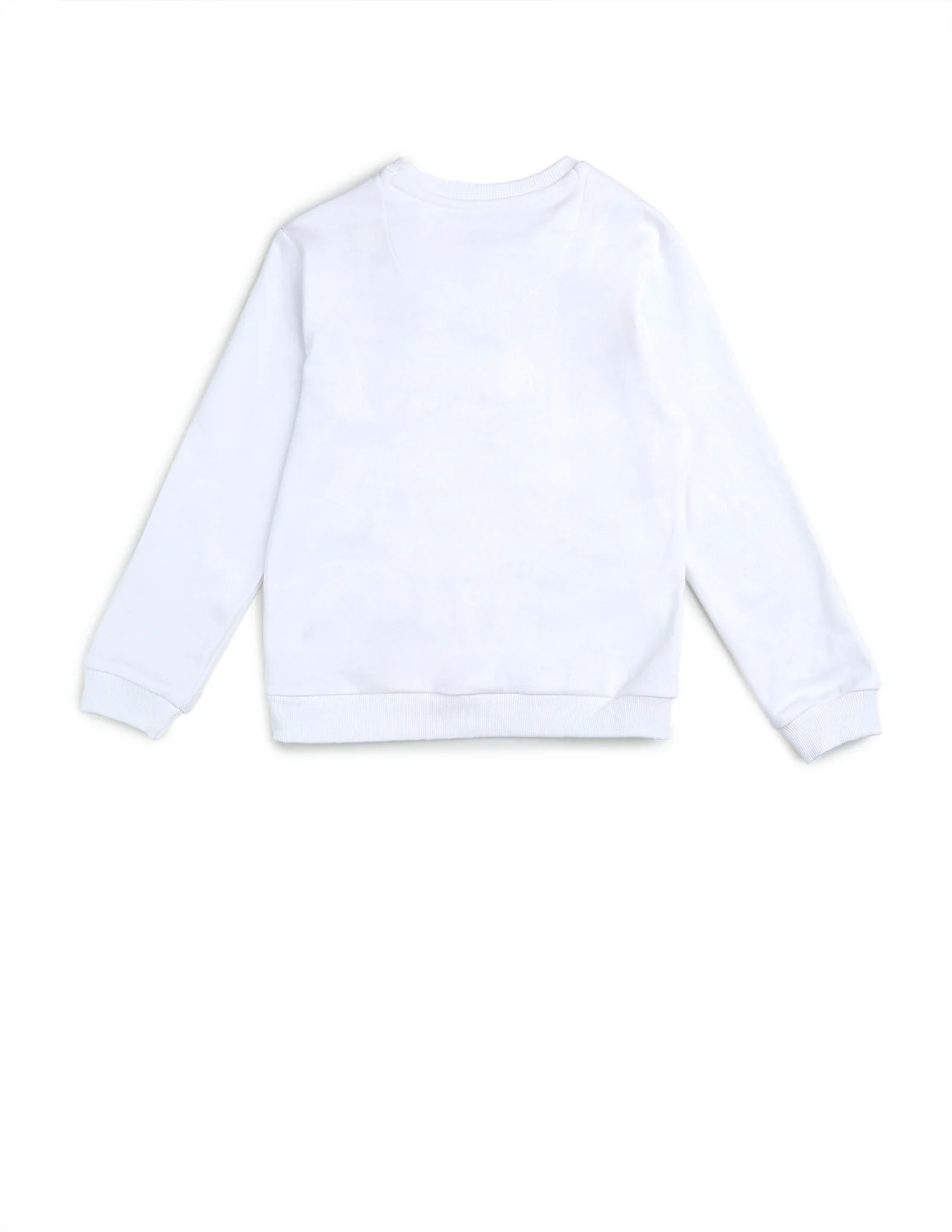 Boys Brand Embossed Regular Fit Sweatshirt - Image 8