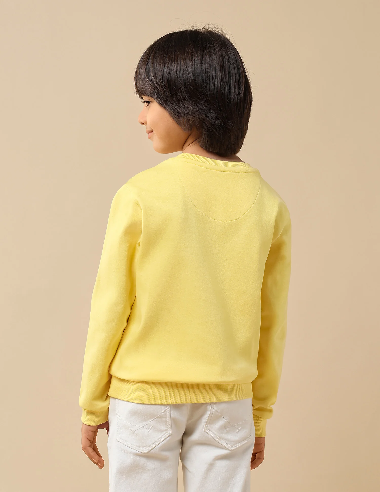 Boys Brand Embossed Regular Fit Sweatshirt - Image 5