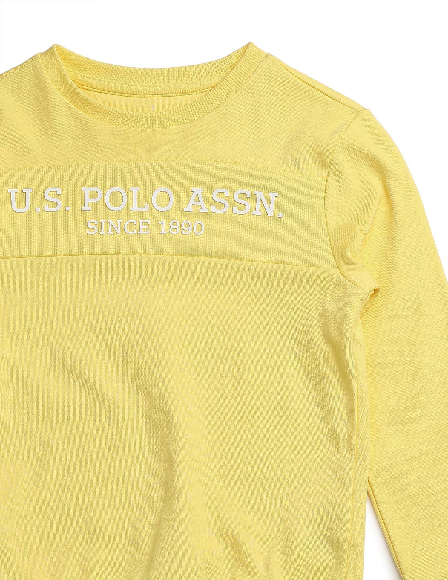 Boys Brand Embossed Regular Fit Sweatshirt - Image 9
