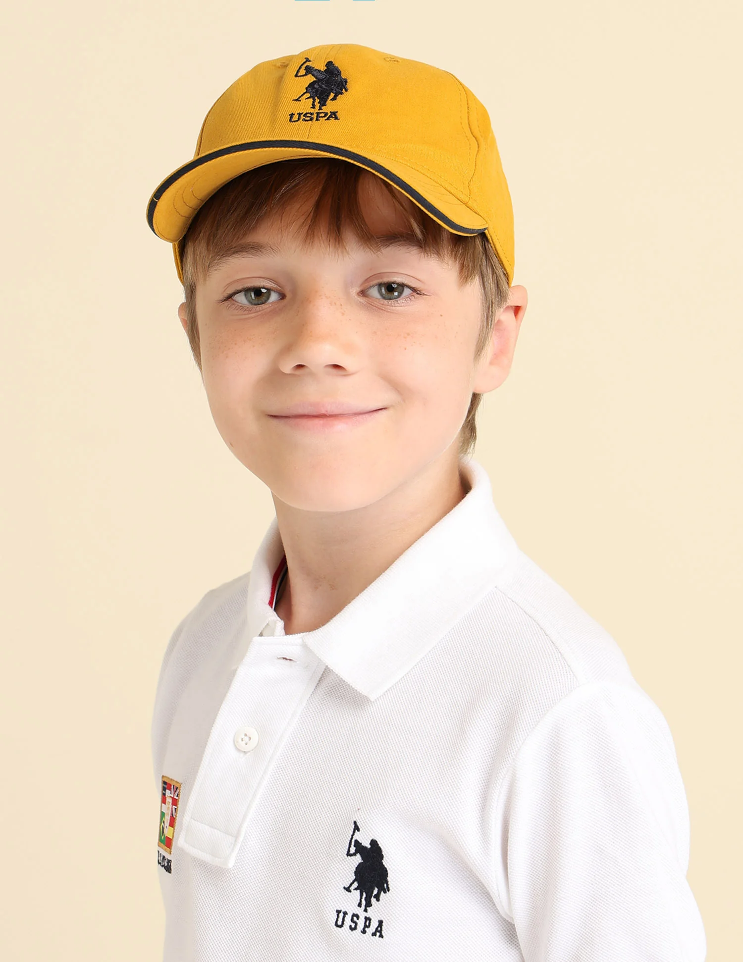 Boys Brand Embroidered Cao