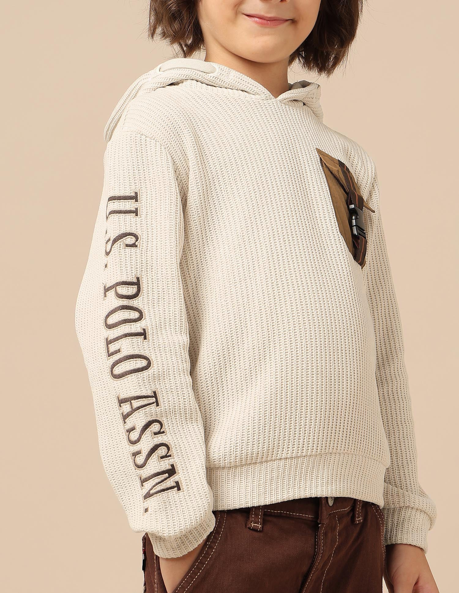 Boys Brand Embroidered Hooded Sweatshirt - Image 11