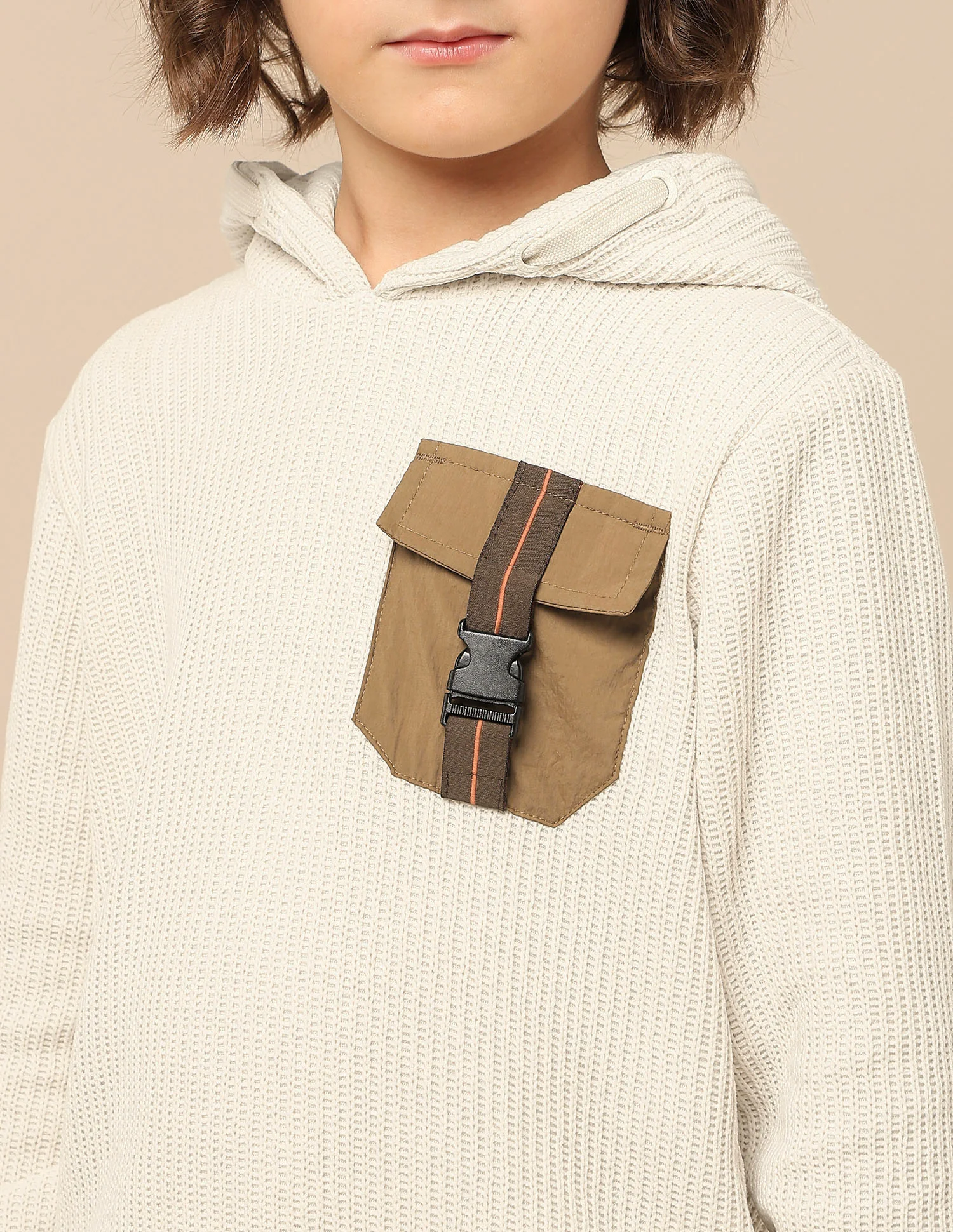Boys Brand Embroidered Hooded Sweatshirt - Image 7