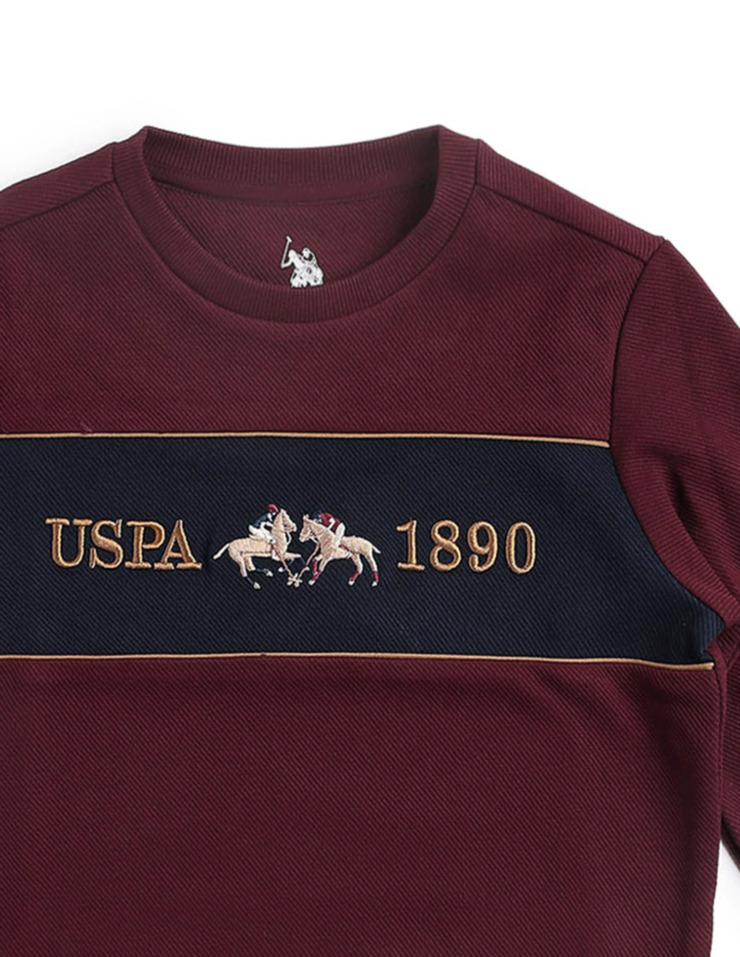 Boys Brand Embroidered Mini Me Sweatshirt - Image 10