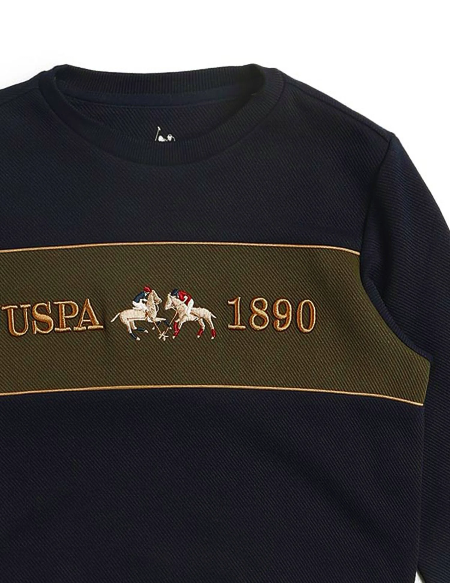 Boys Brand Embroidered Mini Me Sweatshirt - Image 10