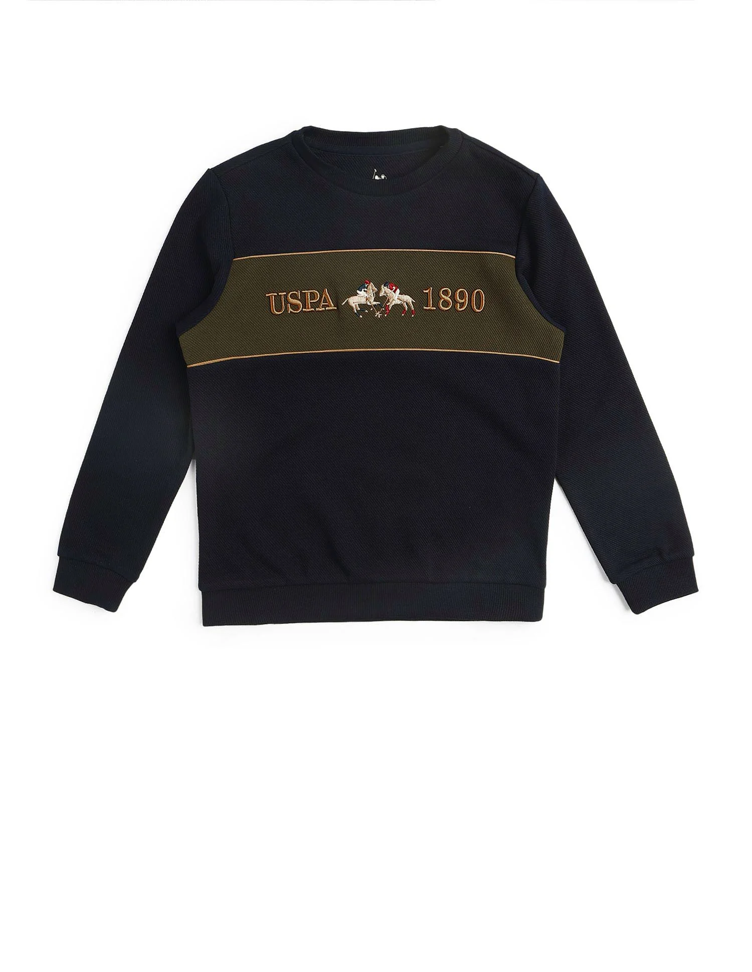 Boys Brand Embroidered Mini Me Sweatshirt - Image 8