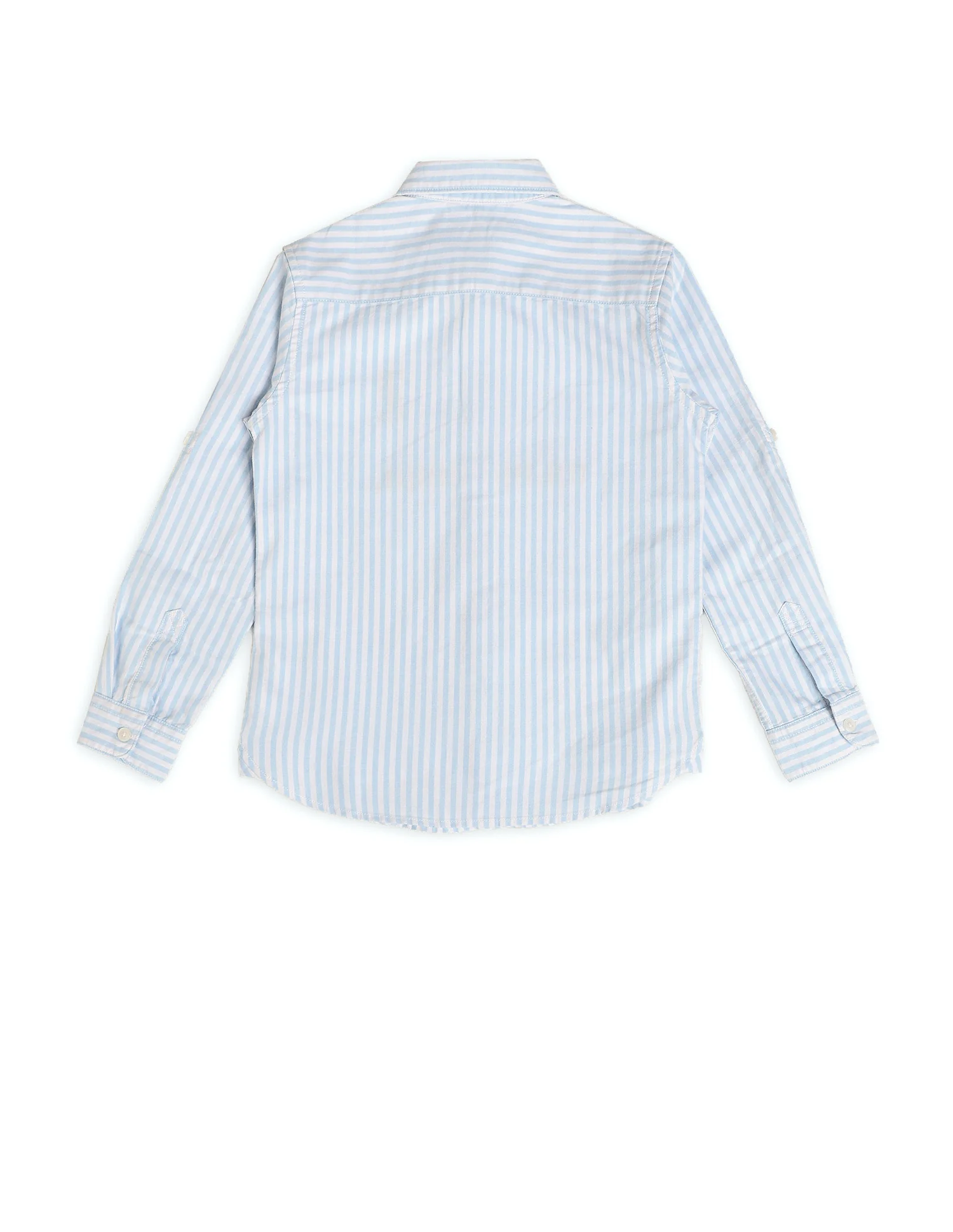 Boys Brand Embroidered Oxford Shirt - Image 8