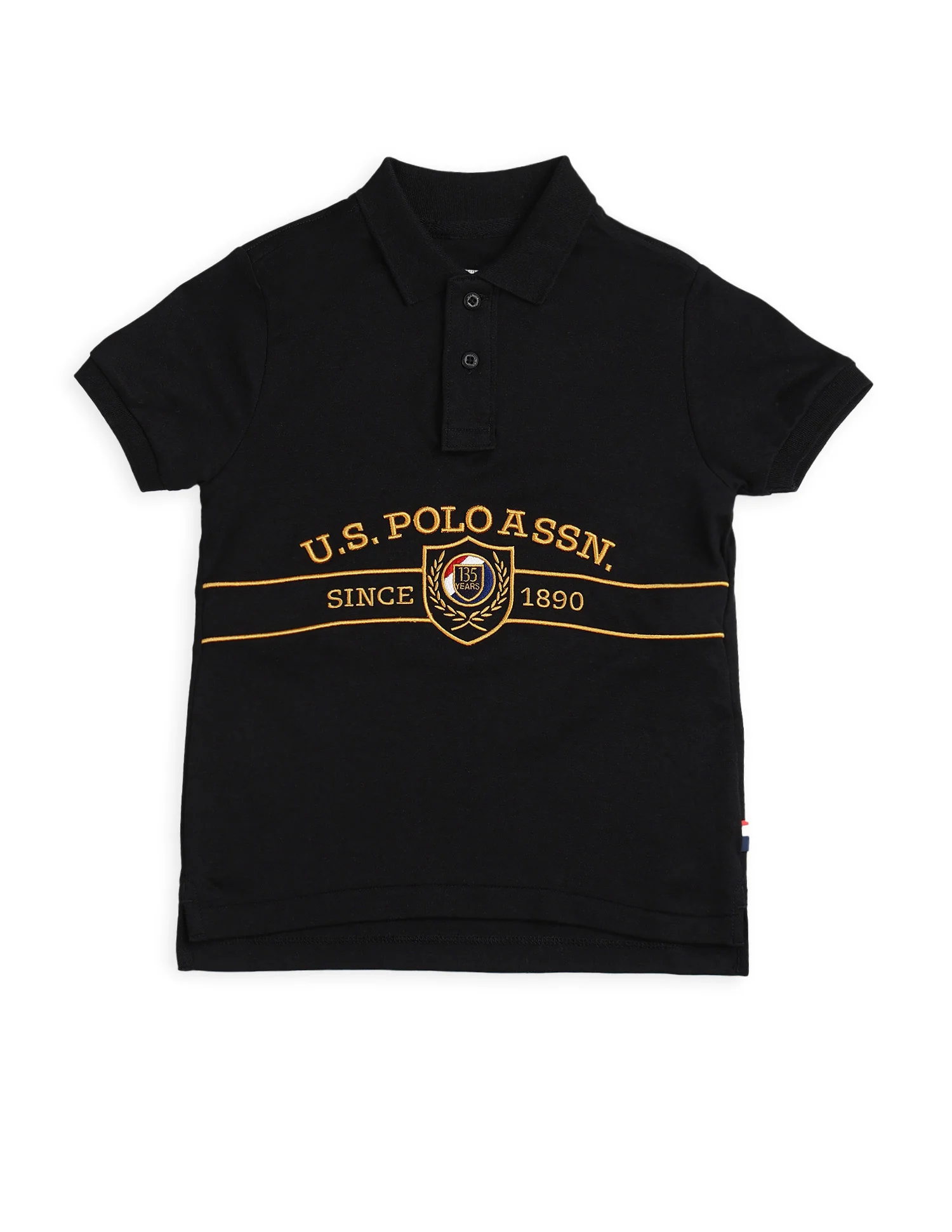 Boys Brand Embroidered Pure Cotton Polo Shirt - Image 7