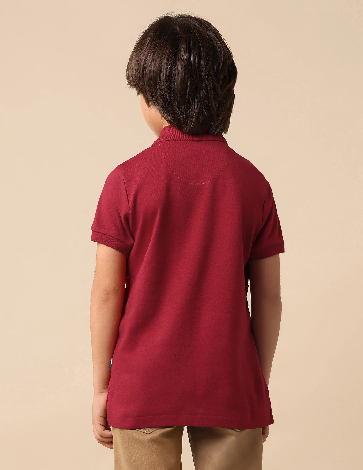 Boys Brand Embroidered Pure Cotton Polo Shirt - Image 5