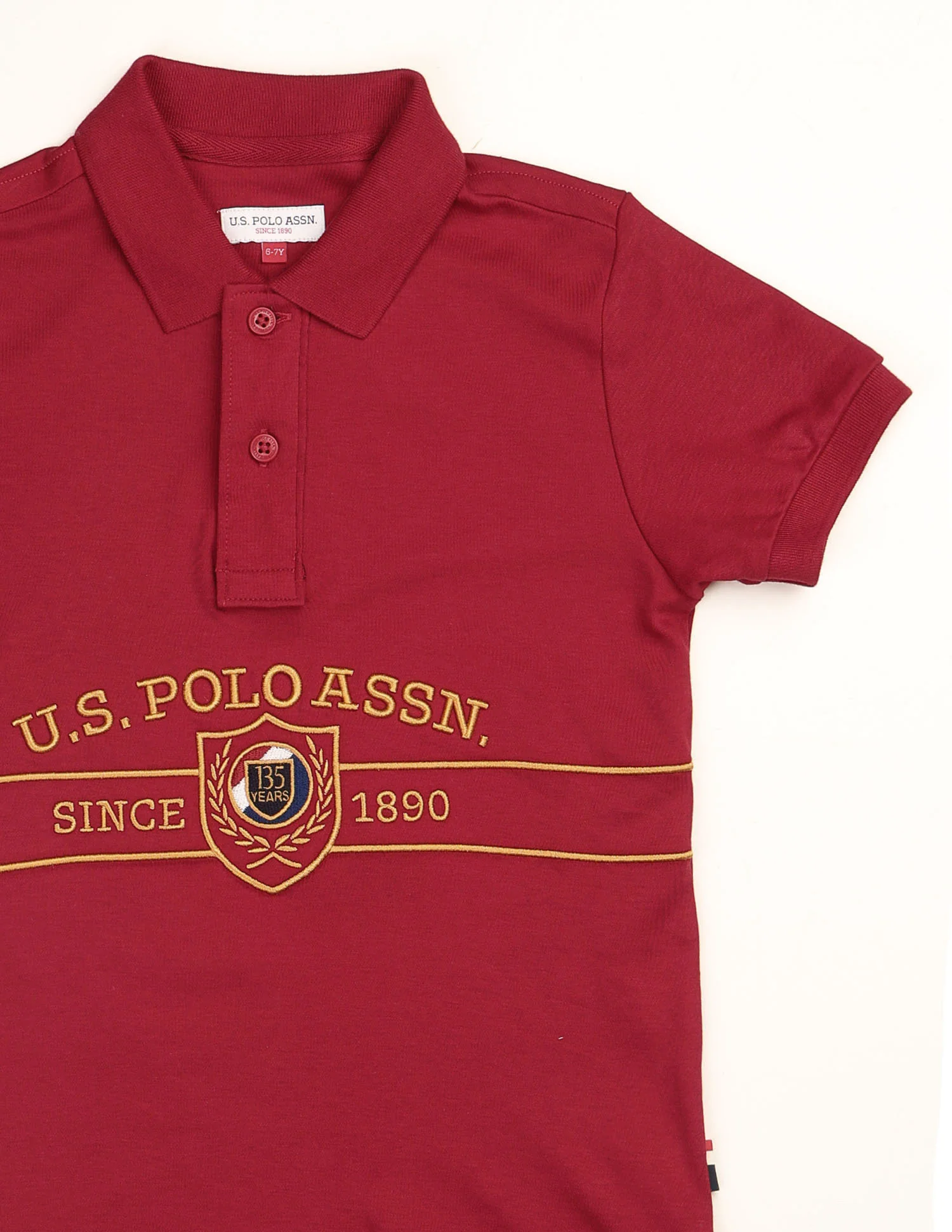 Boys Brand Embroidered Pure Cotton Polo Shirt - Image 9