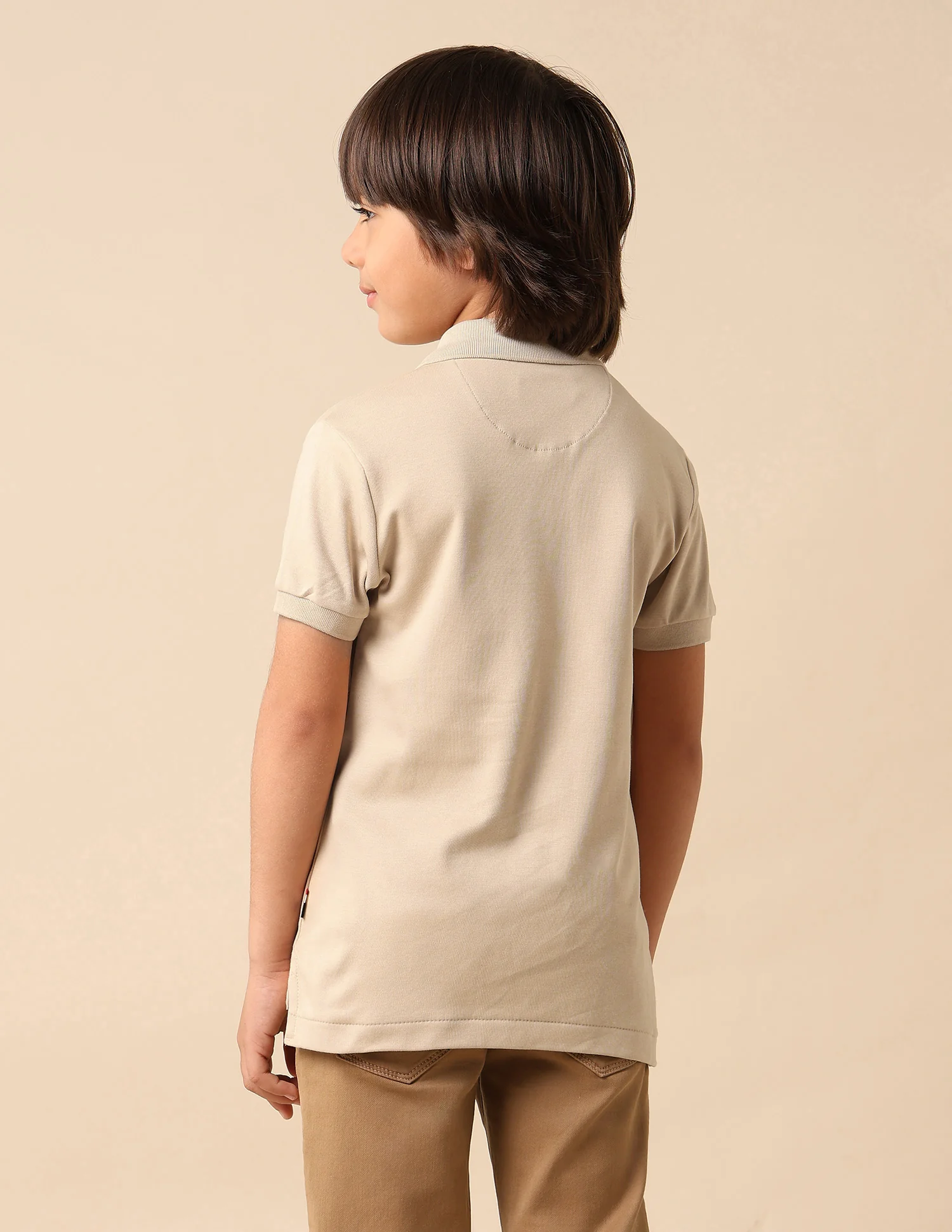 Boys Brand Embroidered Pure Cotton Polo Shirt - Image 5