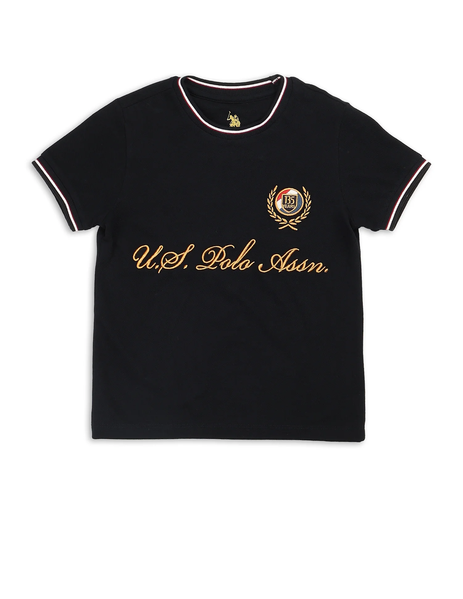 Boys Brand Embroidered Pure Cotton T Shirt - Image 6