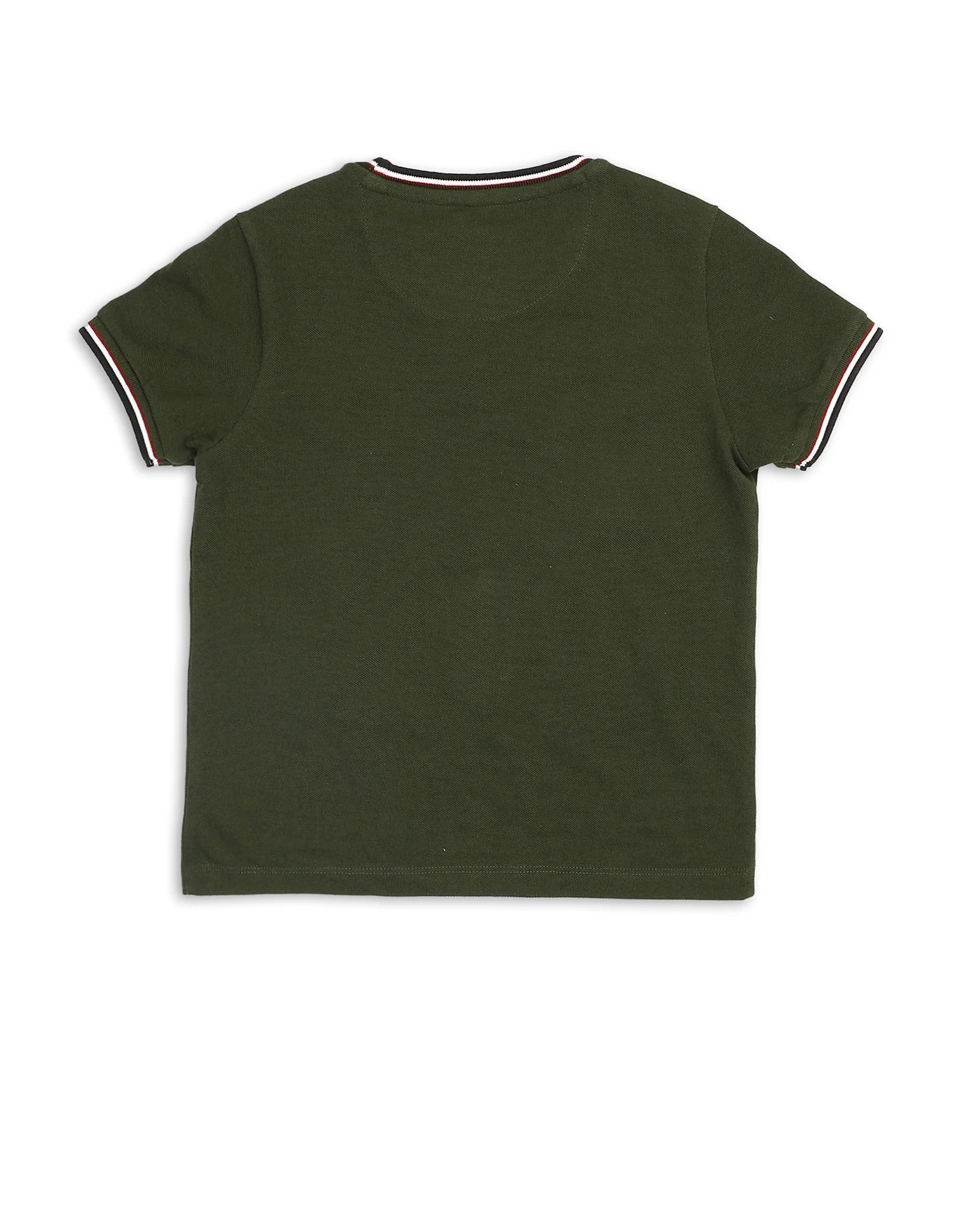 Boys Brand Embroidered Pure Cotton T Shirt - Image 8